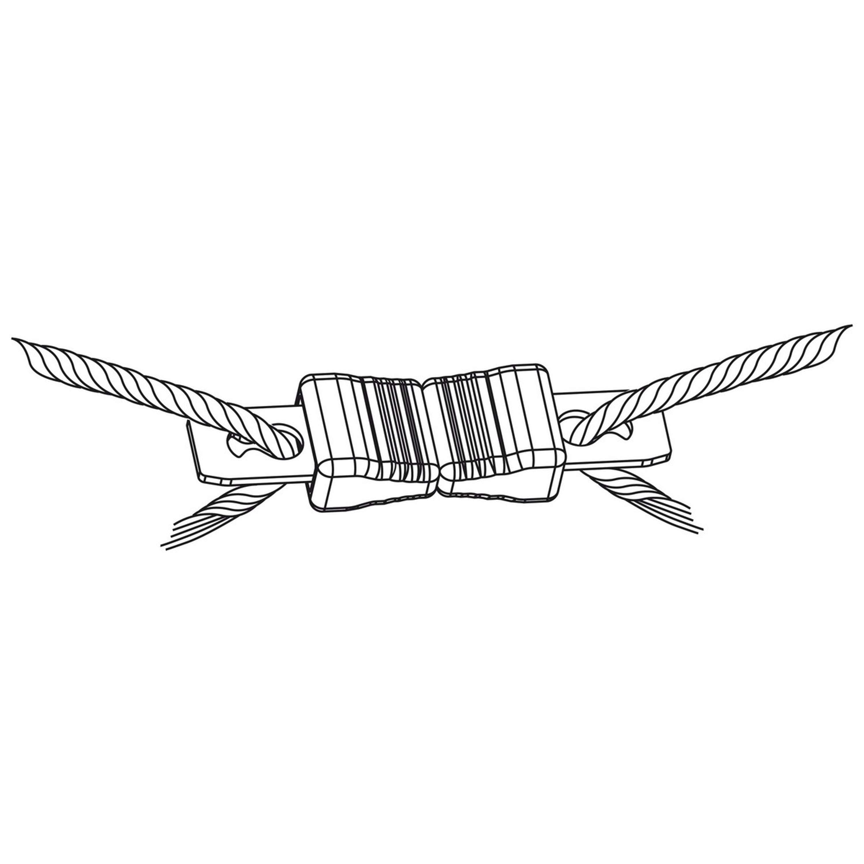Ako Wire Connector Litzclip 3mm Stainless Steel 10 Pieces