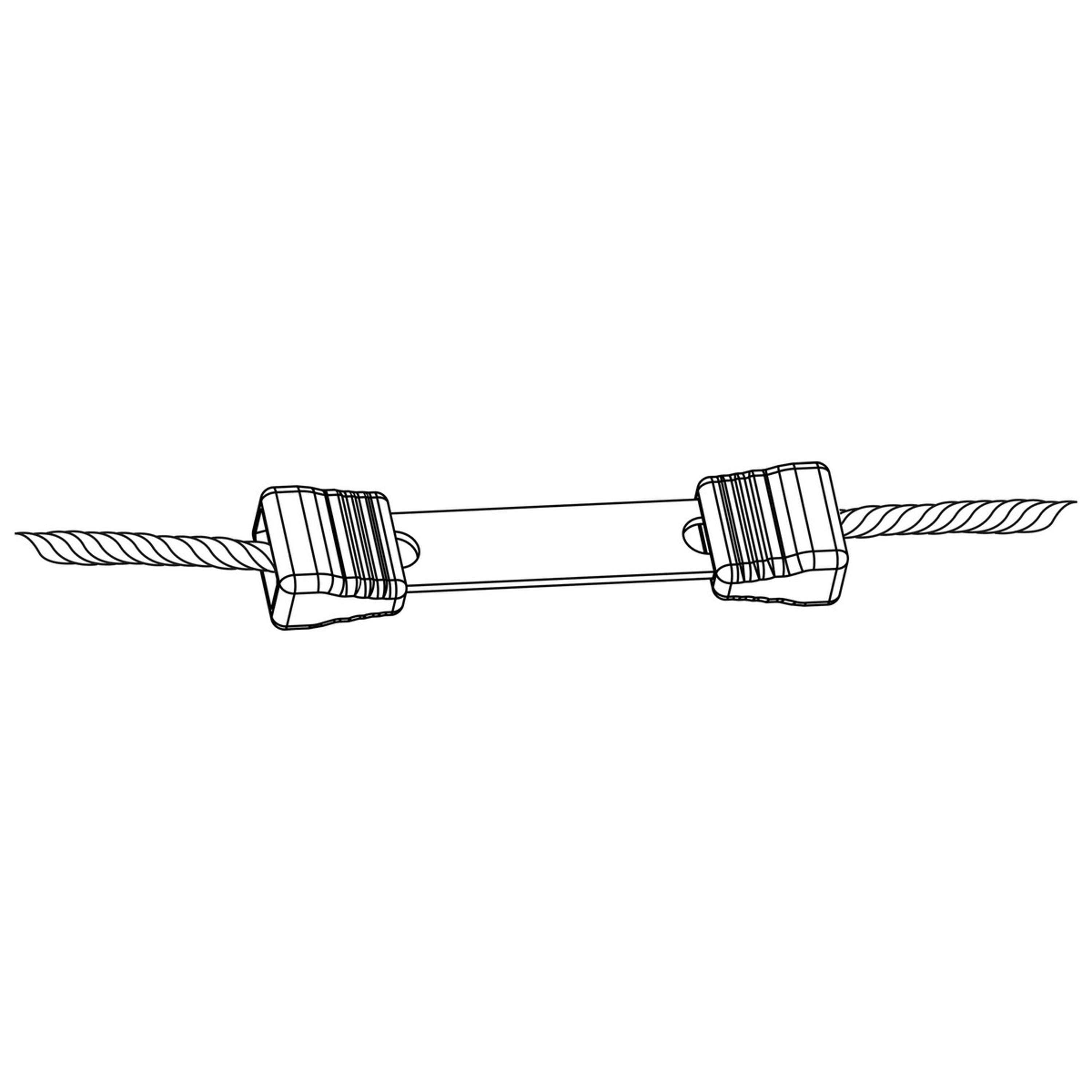 Ako Wire Connector Litzclip 3mm Stainless Steel 10 Pieces