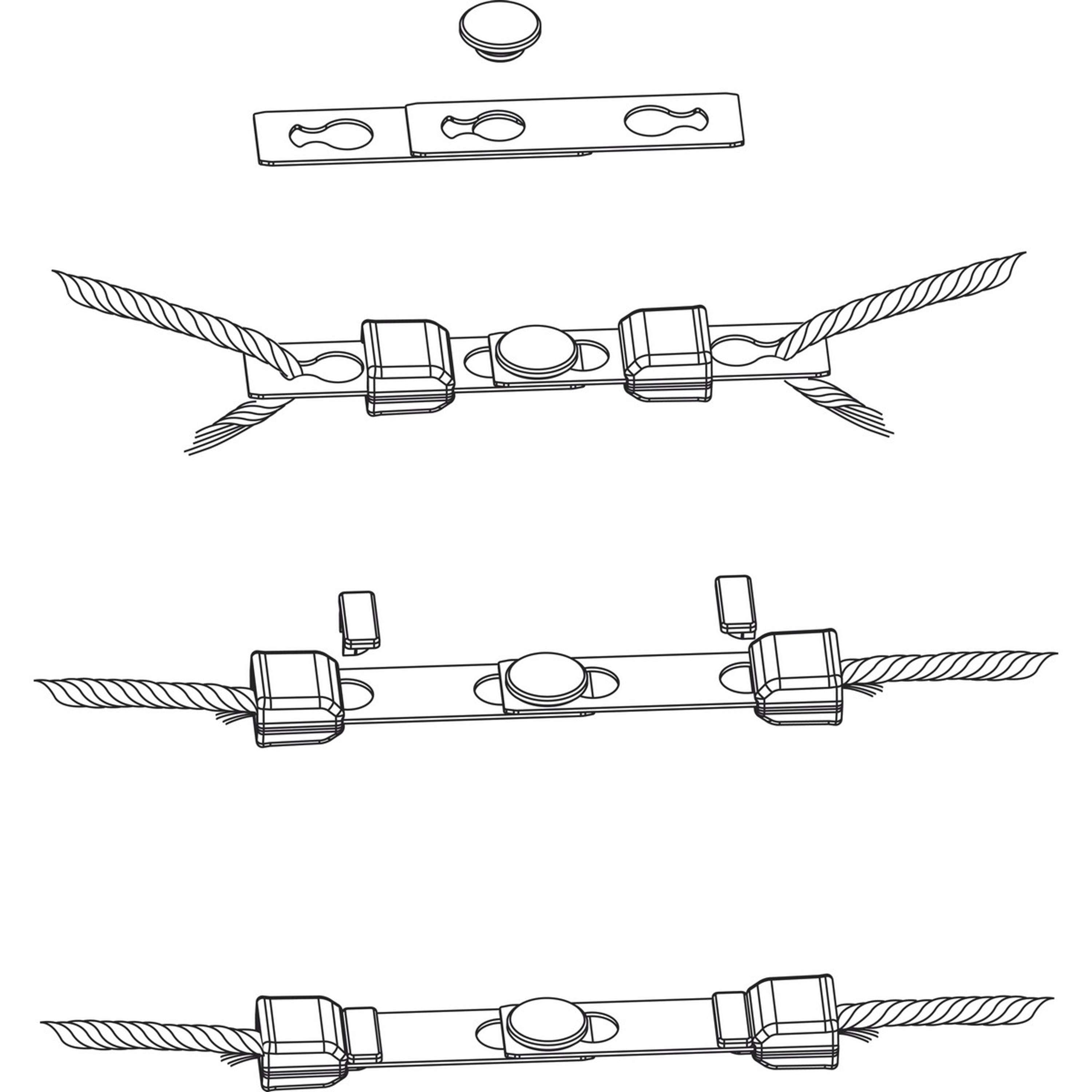 Kerbl Safety Link Litzclip 6mm 6 Pieces