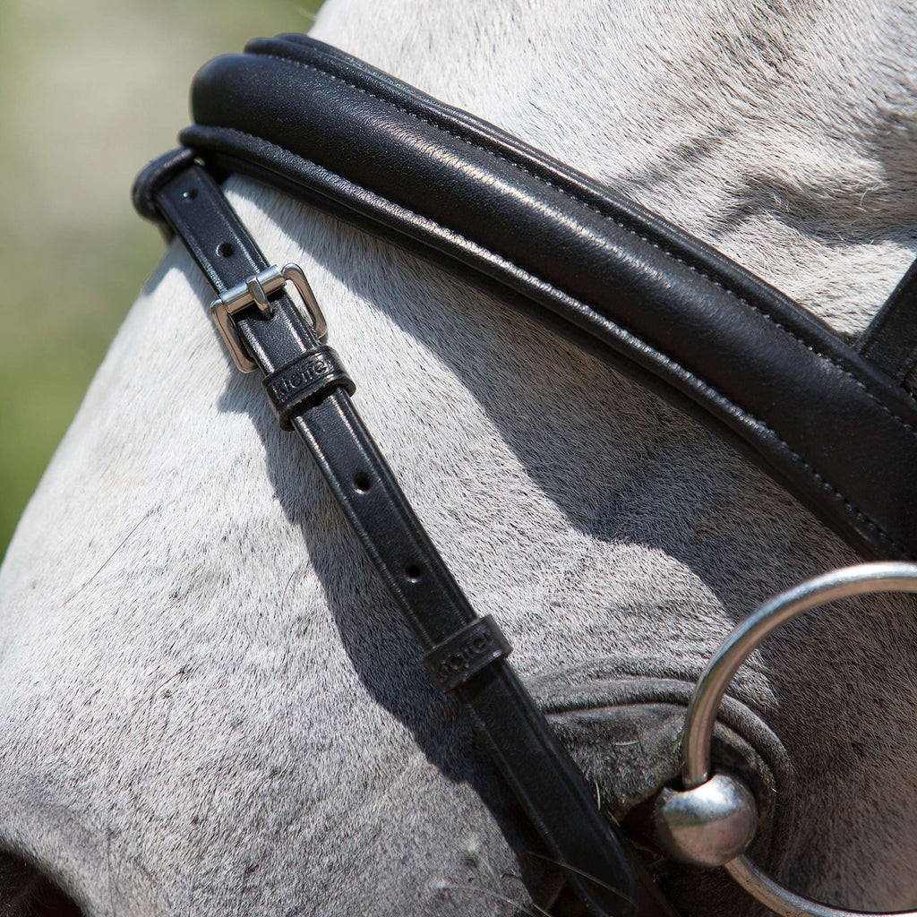 Kieffer Snaffle Bridle Fashion Ultrasoft English Black
