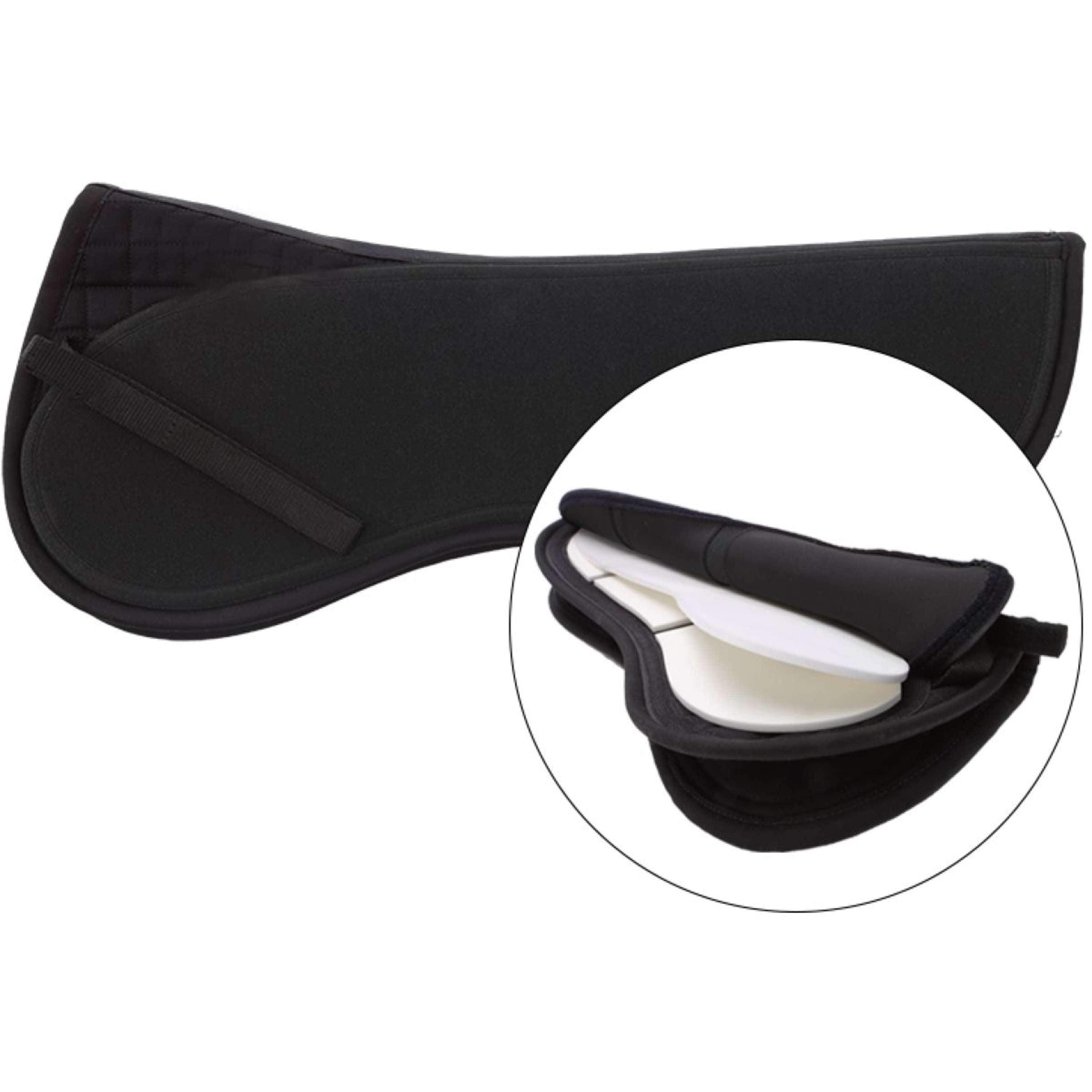 Kavalkade Half Pad Kavaltop-Vario Cut Out Black