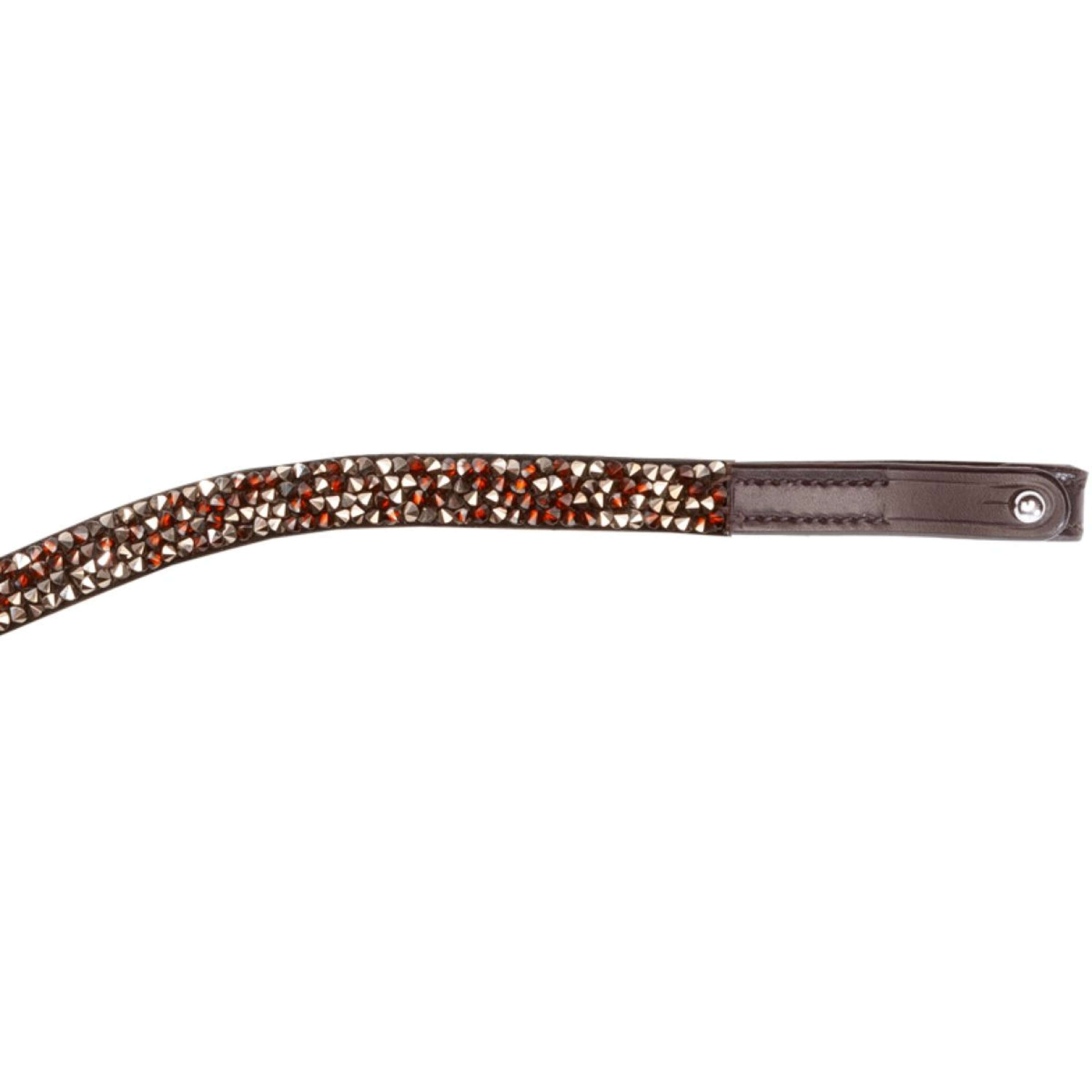 Kavalkade Browband Button Coffee Brown
