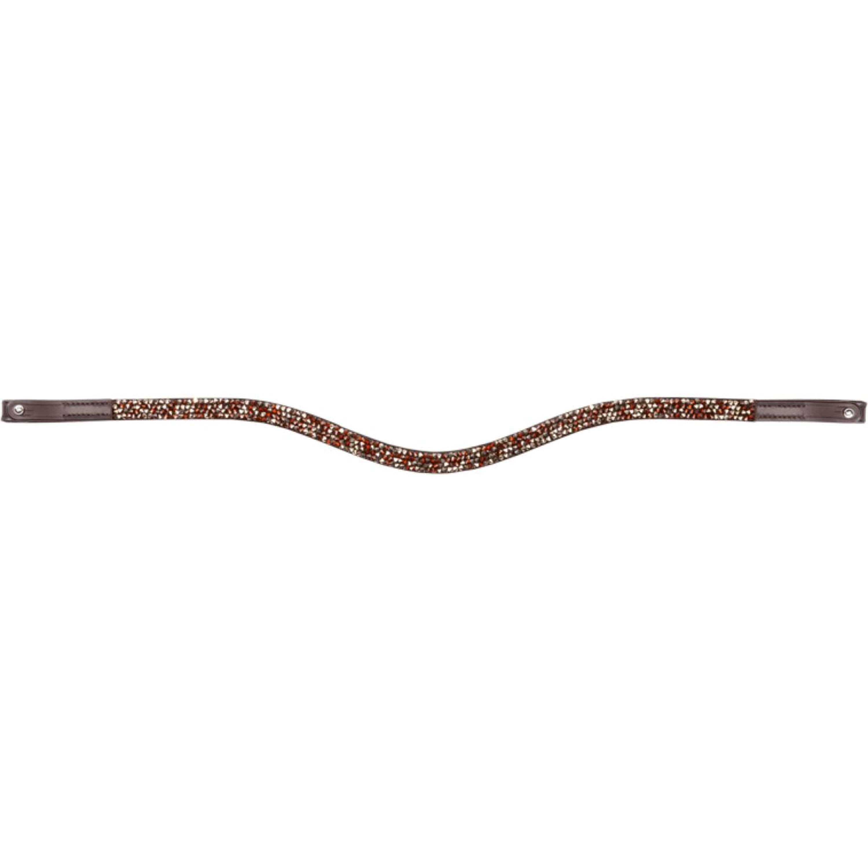 Kavalkade Browband Button Coffee Brown