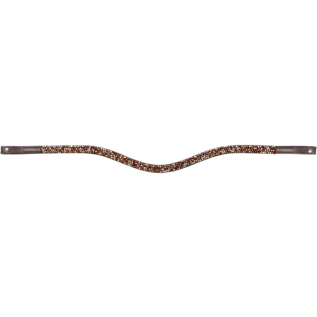 Kavalkade Browband Button Coffee Brown