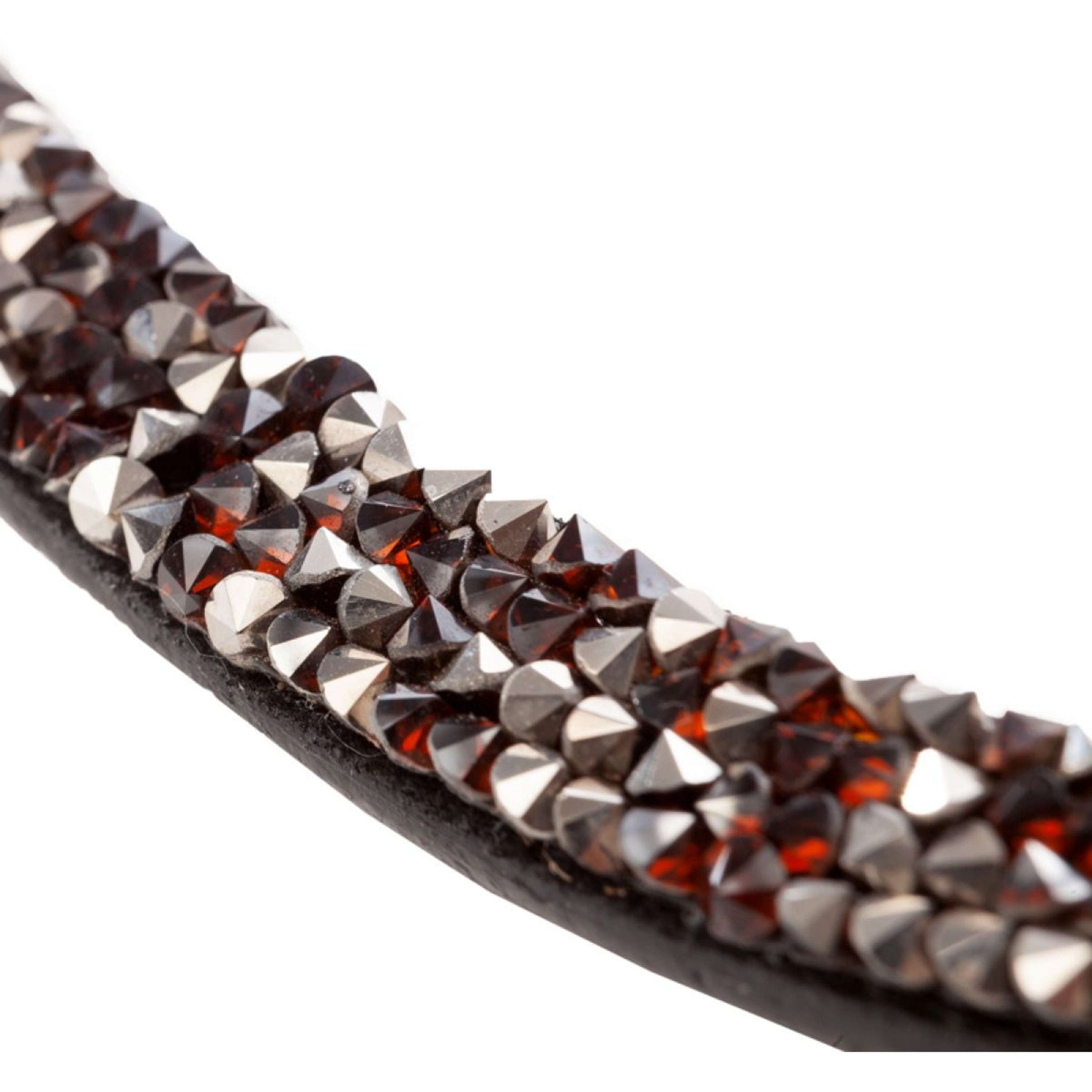 Kavalkade Browband Button Coffee Brown