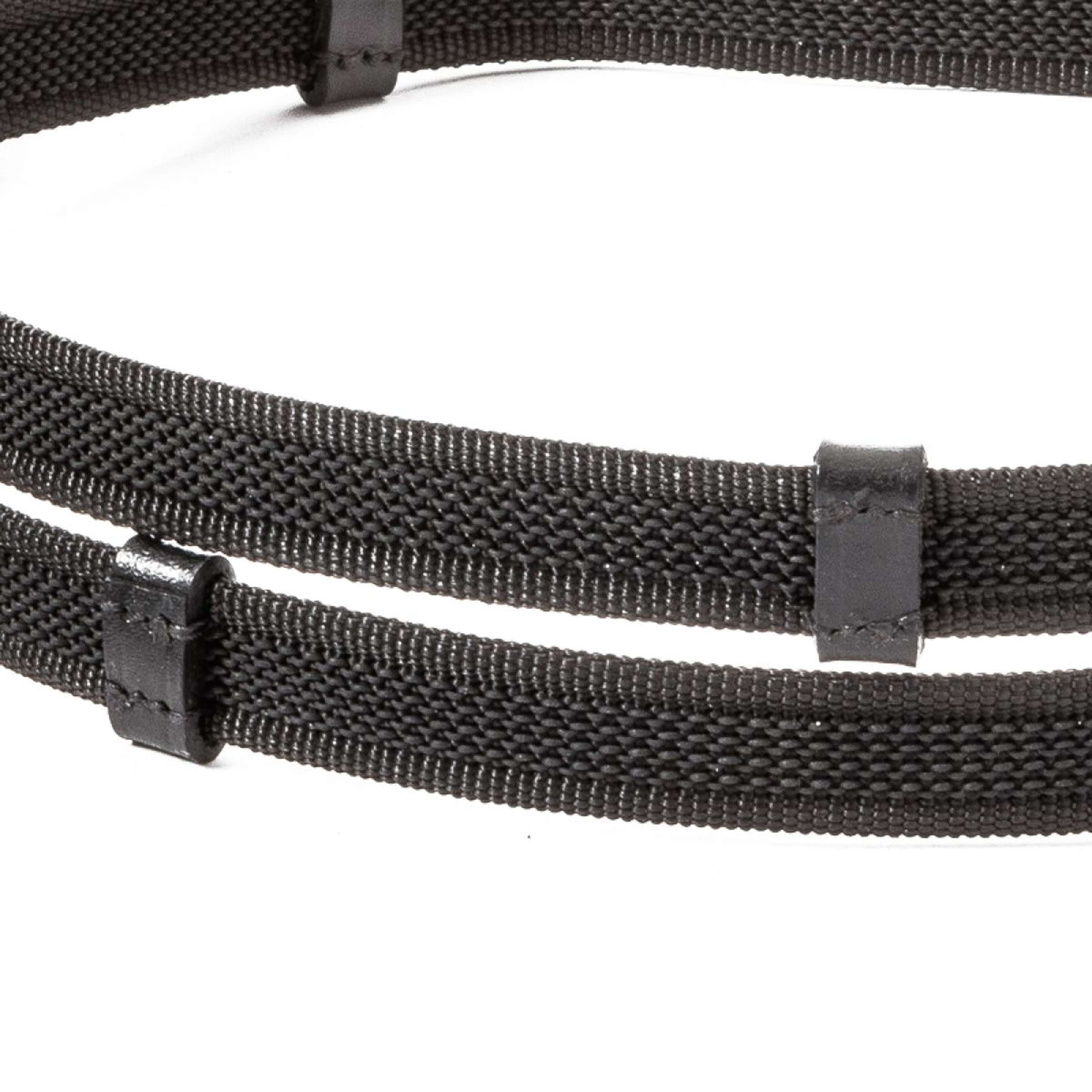 Kavalkade Rein with Stoppers 16mm Black