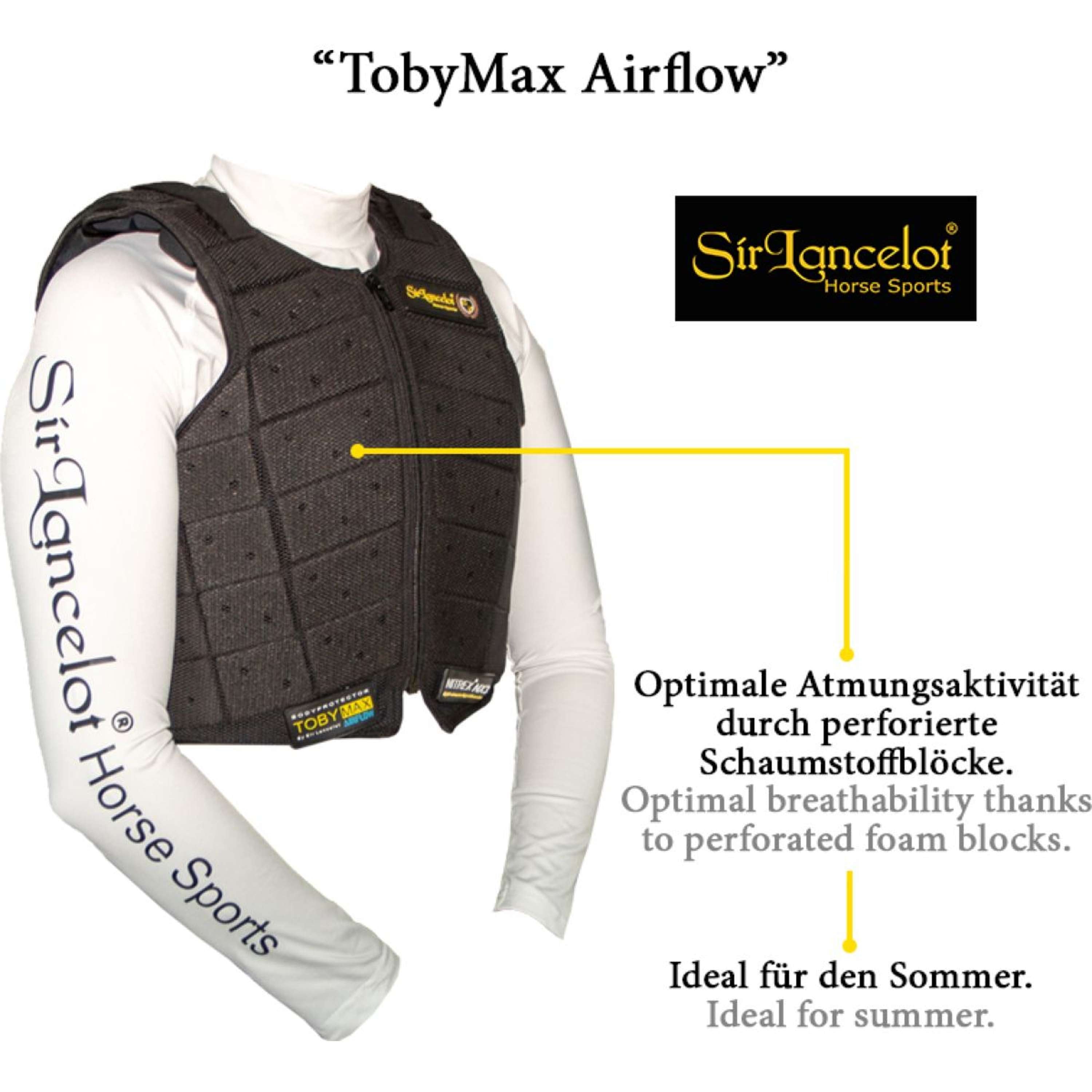 Kavalkade Bodyprotector Toby Max Airflow Summer Black