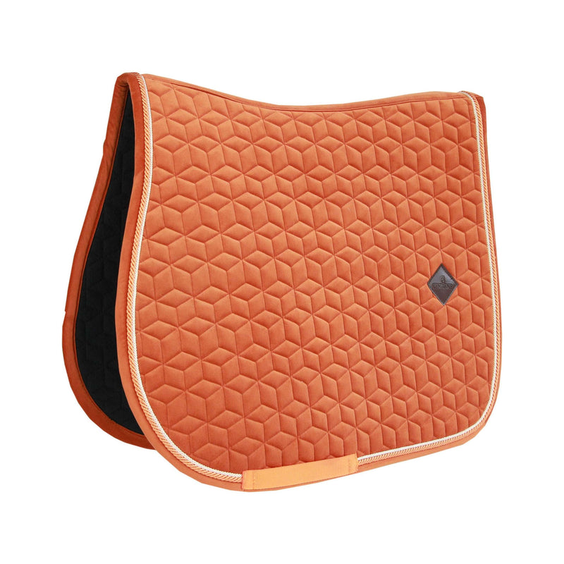 Kentucky Saddlepad Velvet Jumping Orange
