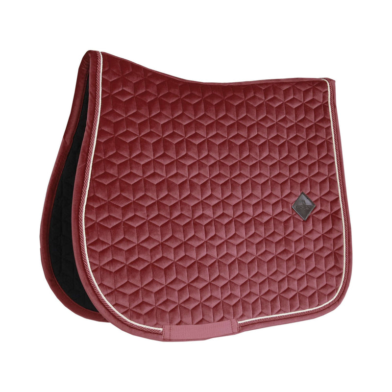 Kentucky Saddlepad Velvet Jumping Bordeaux
