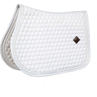 Kentucky Horsewear Saddlepad Glitter Jumping White/White