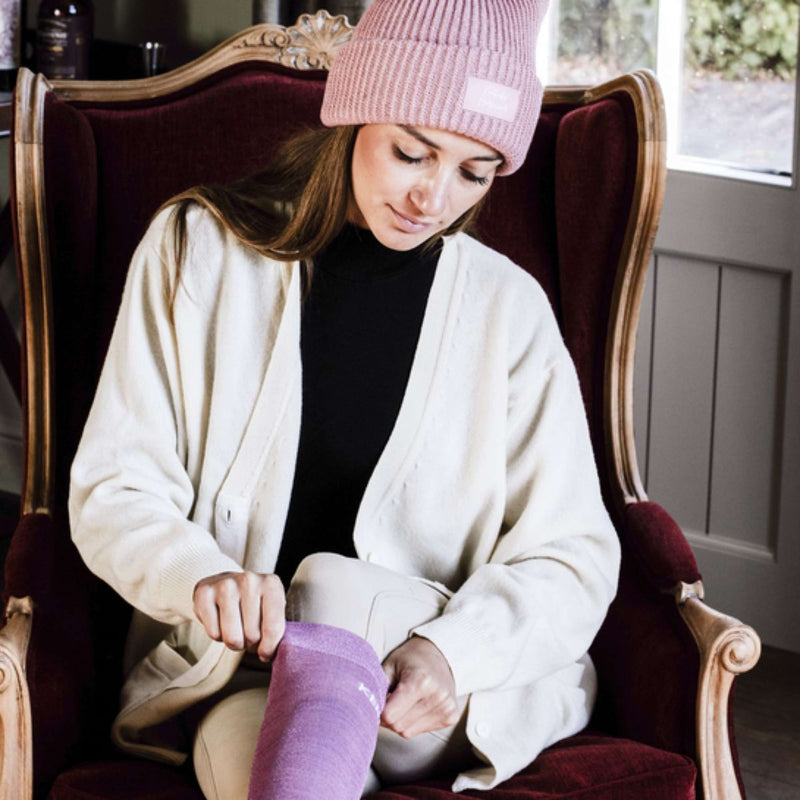 Kentucky Socks Glitter Soft Rose