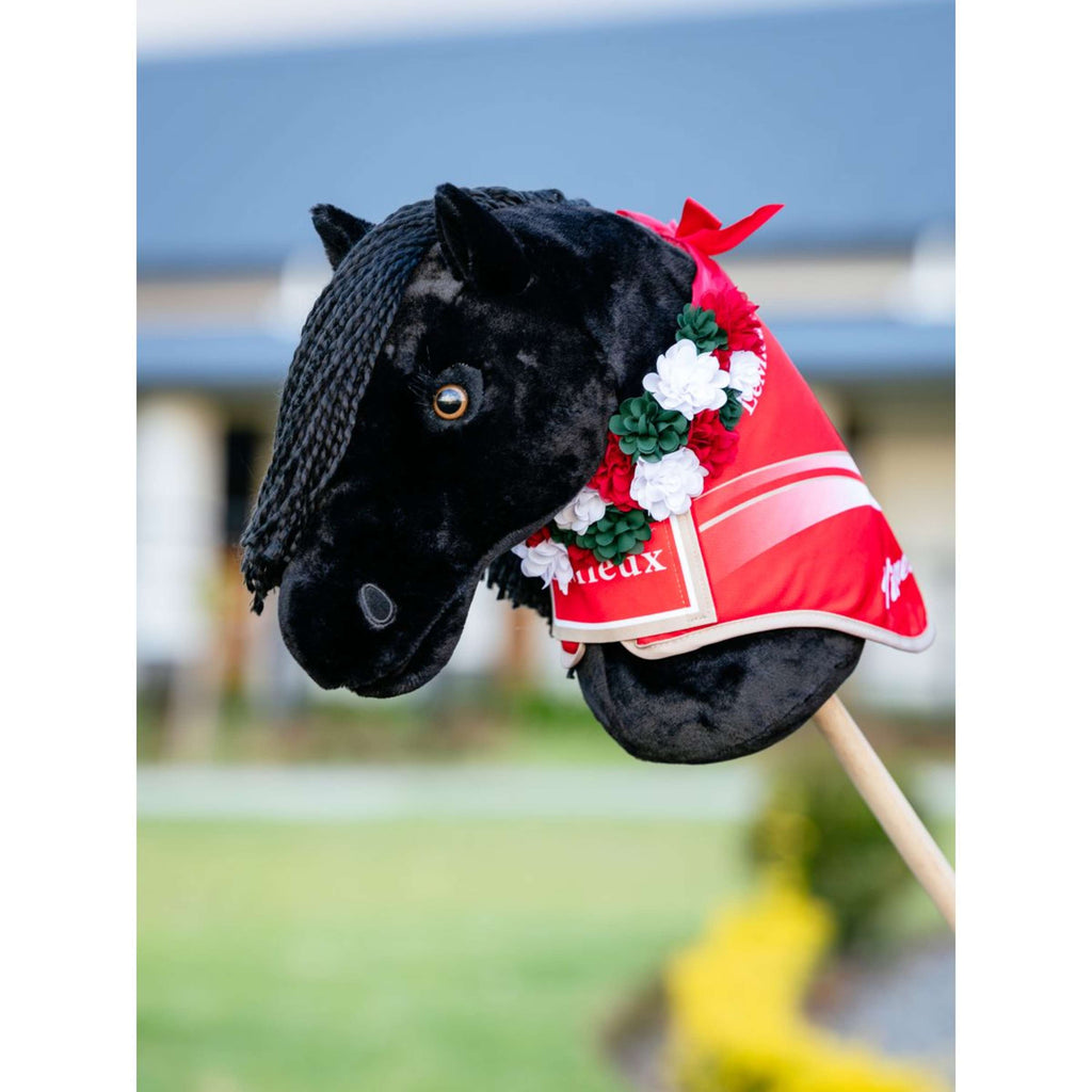 LeMieux Hobby Horse Flower Sash Red