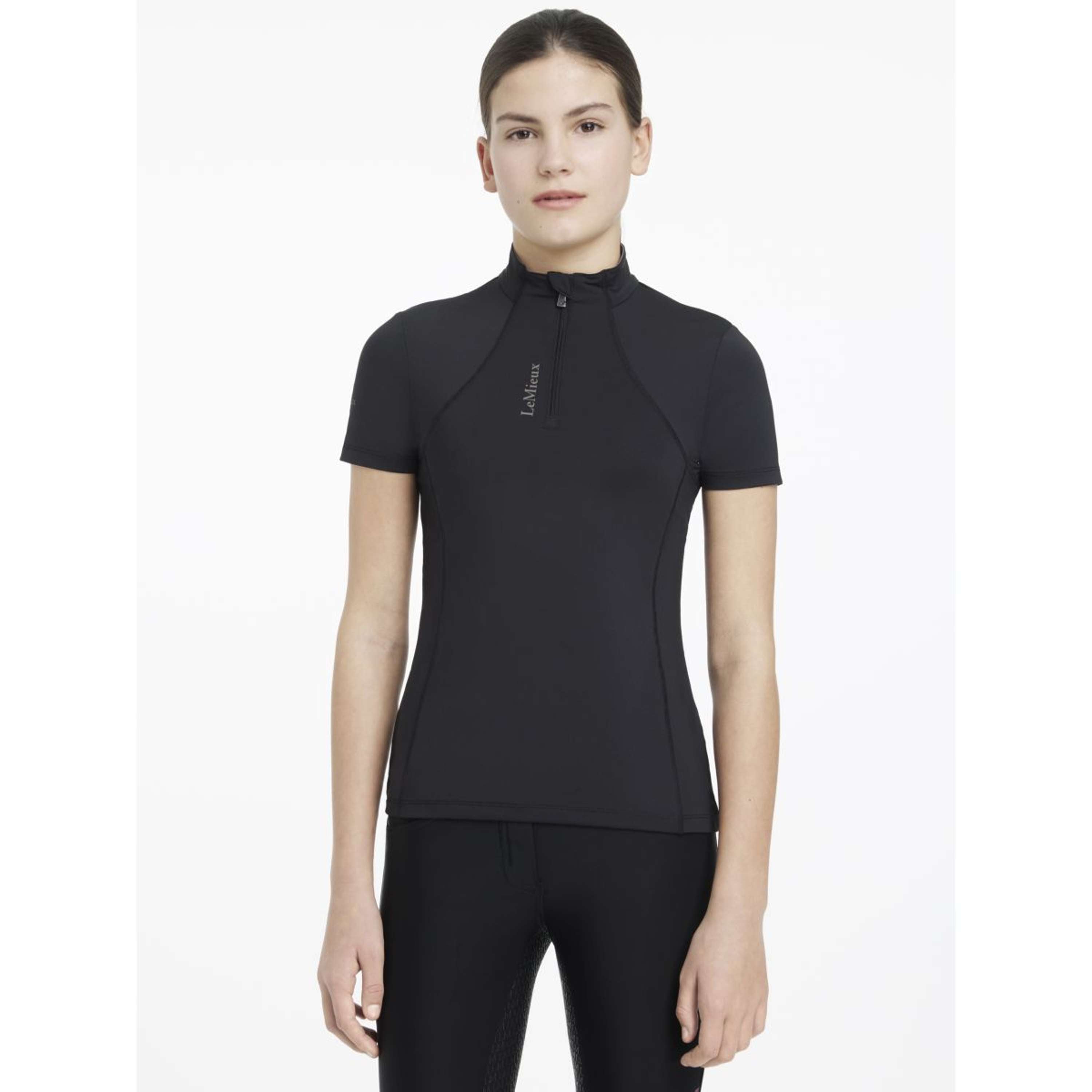 LeMieux Baselayer Young Rider Classique Short Sleeves Black
