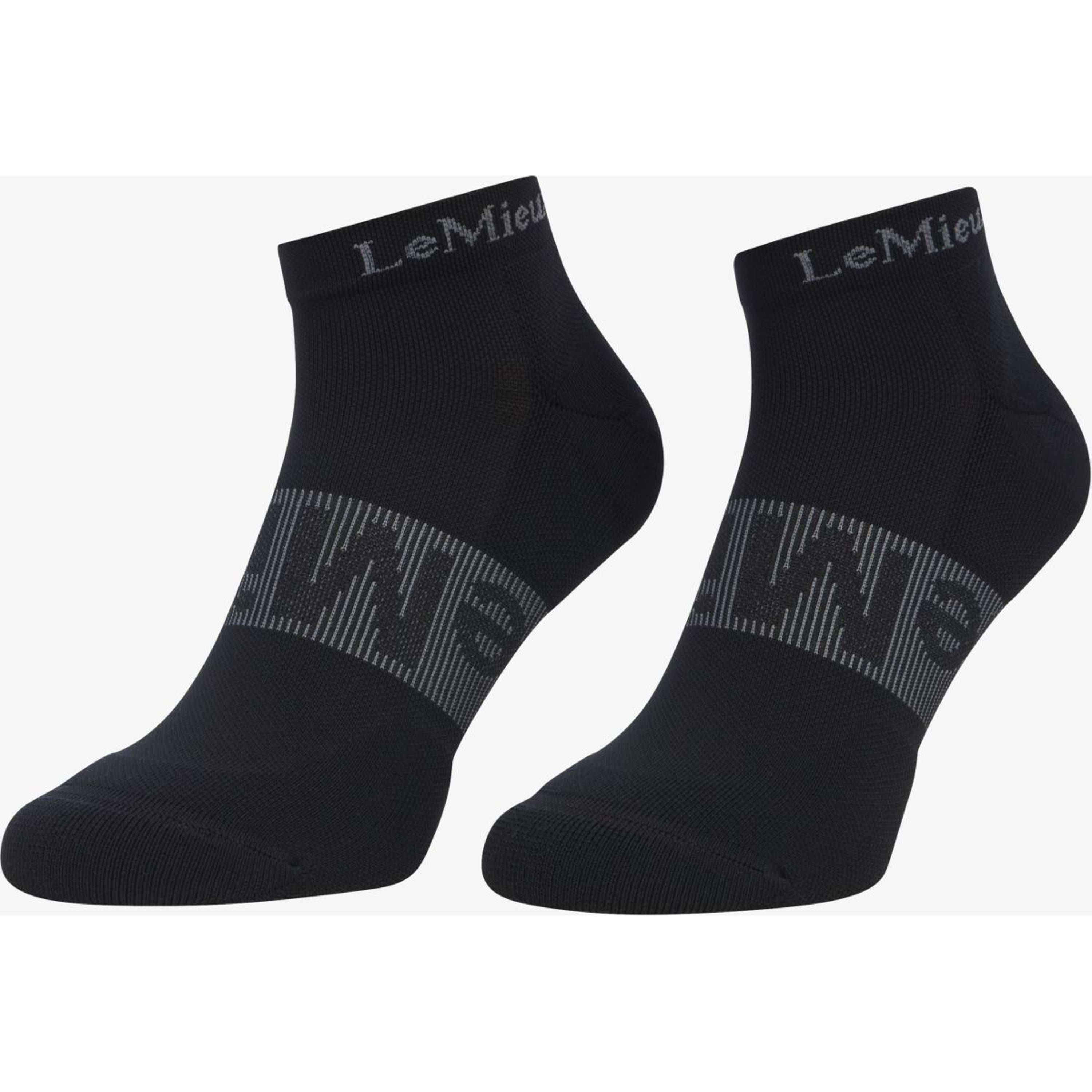 LeMieux Socks Trainer 3 Pack Black