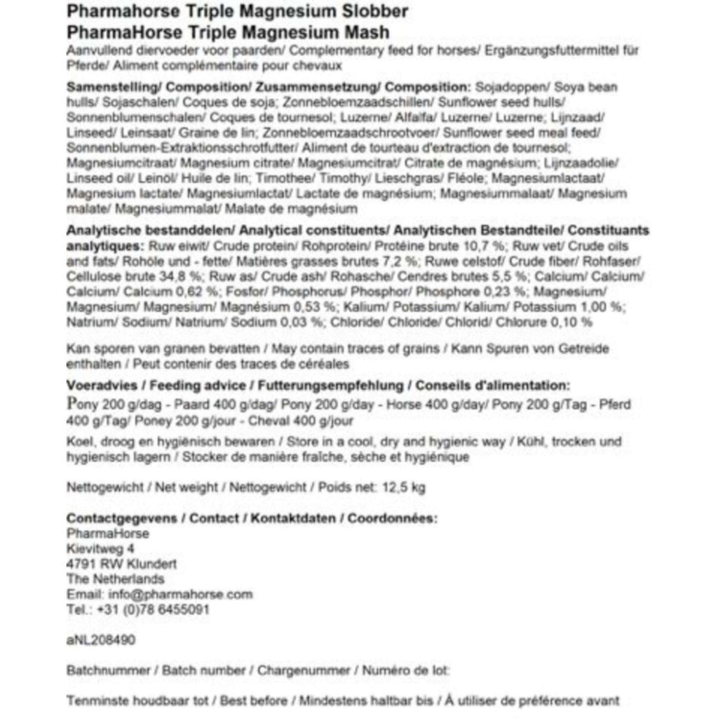 PharmaHorse Slobber Triple Magnesium