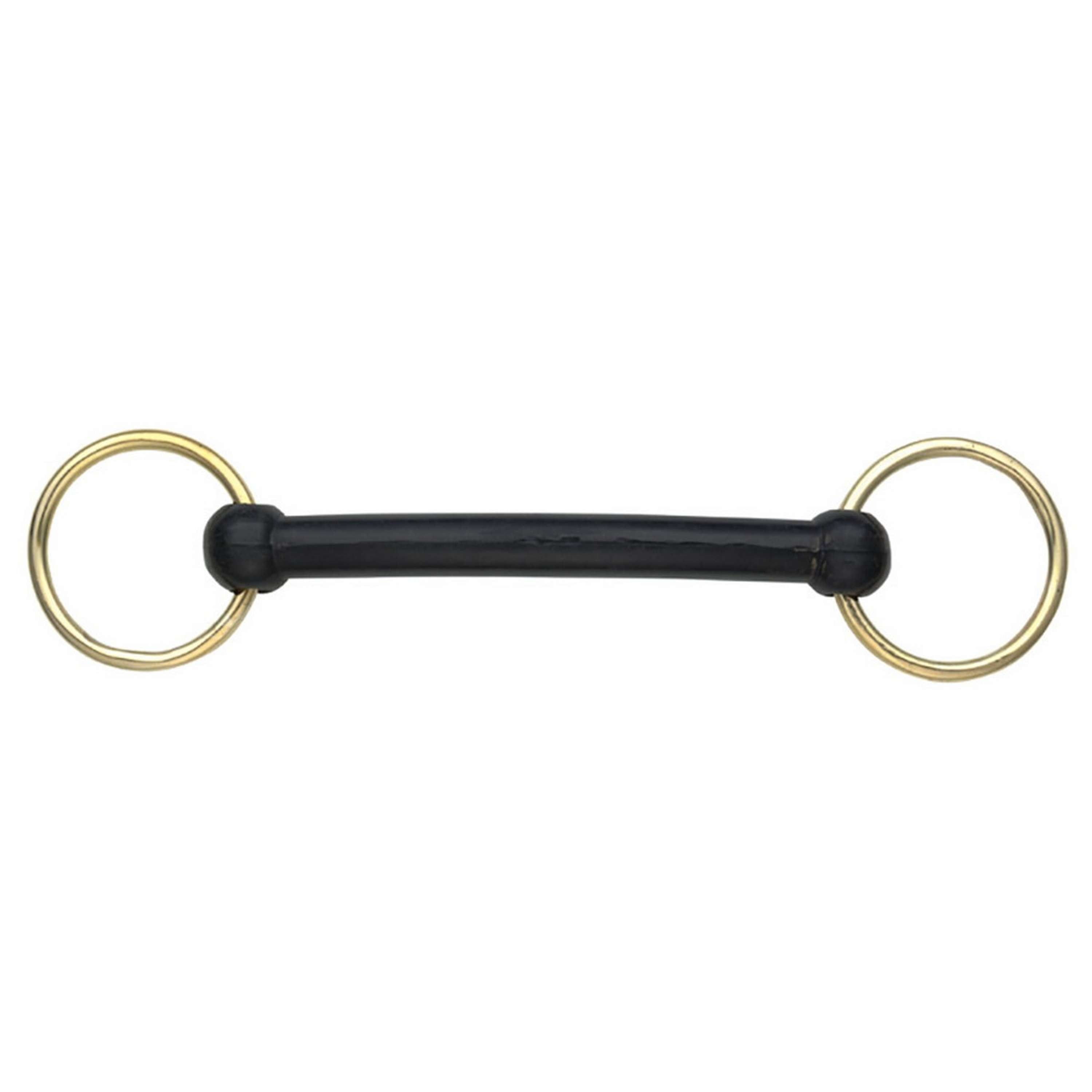 Shires Loose Ring Snaffle Rubber Black