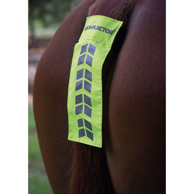 Equi-Flector by Shires Tail Band Mesh Reflective Yellow