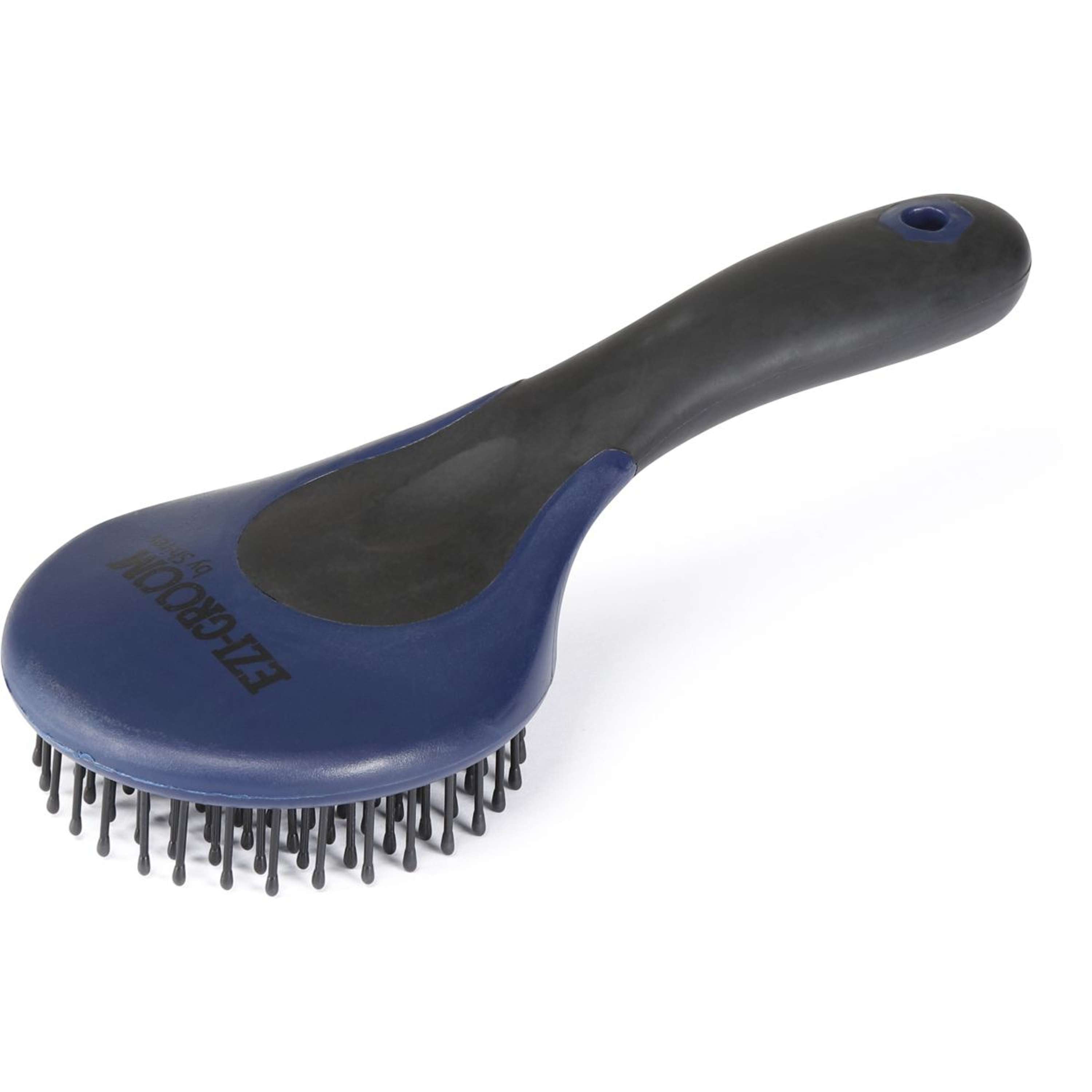 Ezi-groom by Shires Mane & Tail Brush Navy