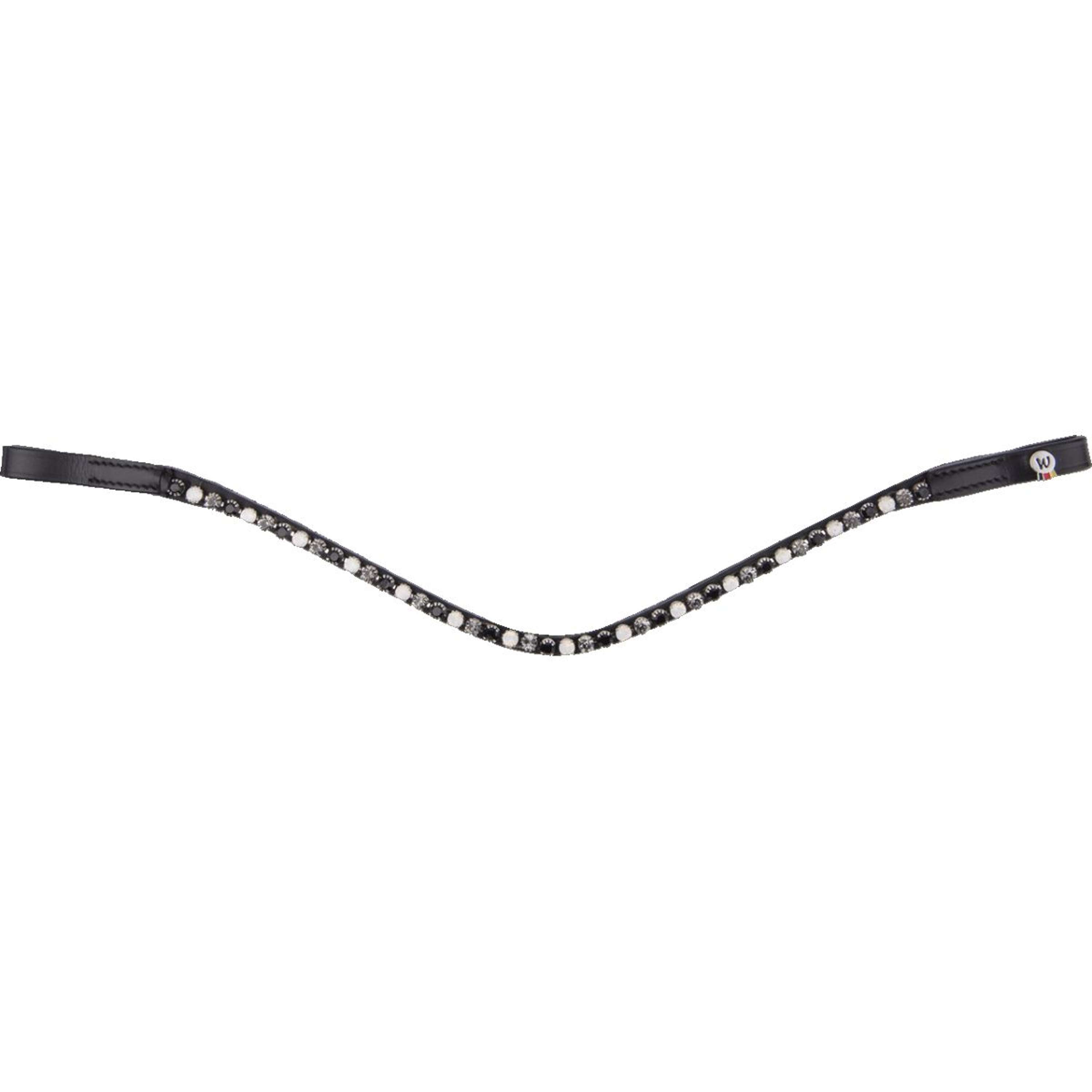 Waldhausen Browband X-Line Glam Black/White/Silver