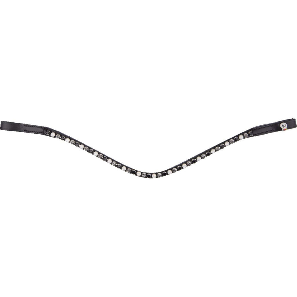 Waldhausen Browband X-Line Glam Black/White/Silver