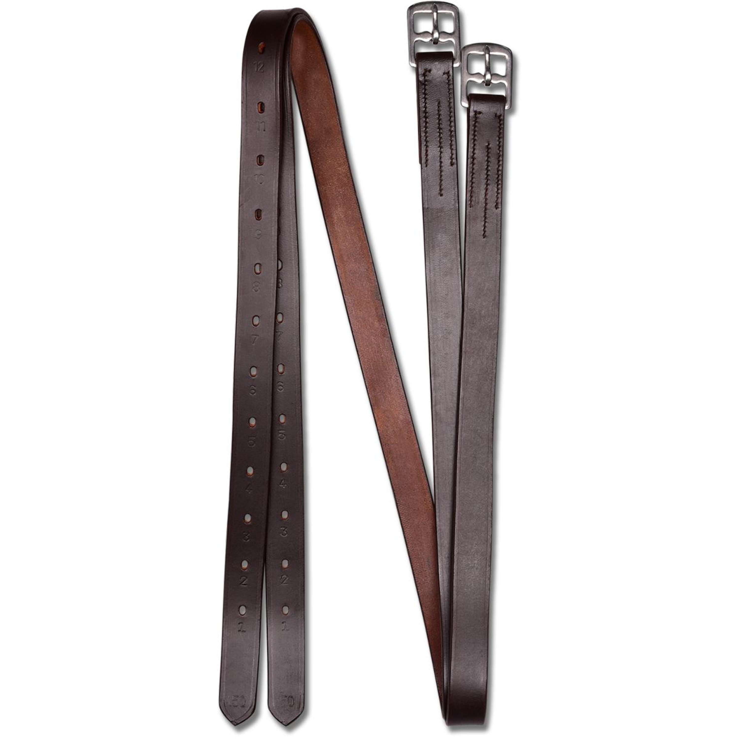 Waldhausen Stirrup straps X-Line 22mm Leather Brown