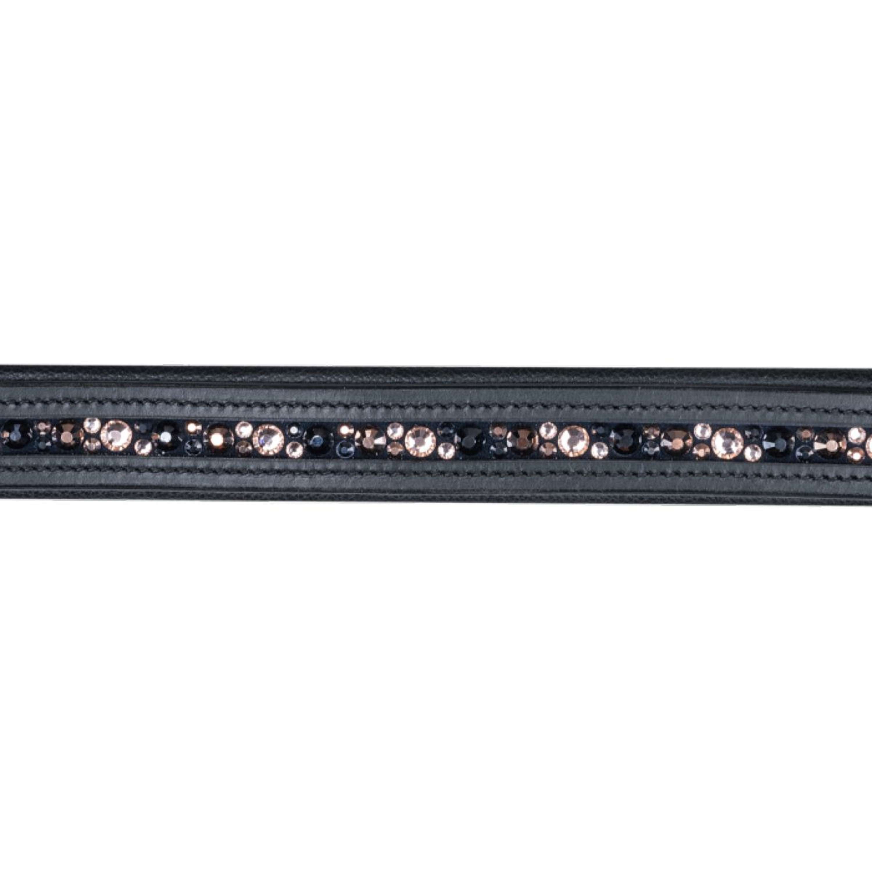Waldhausen Halter Crystal Leather Black/Grey