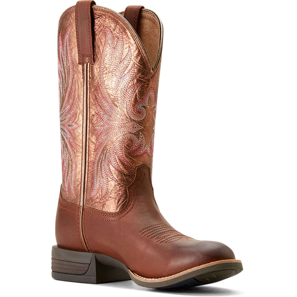 Ariat Western Boots Ranahan Sena Women Sienna Saddle/Rusty Red