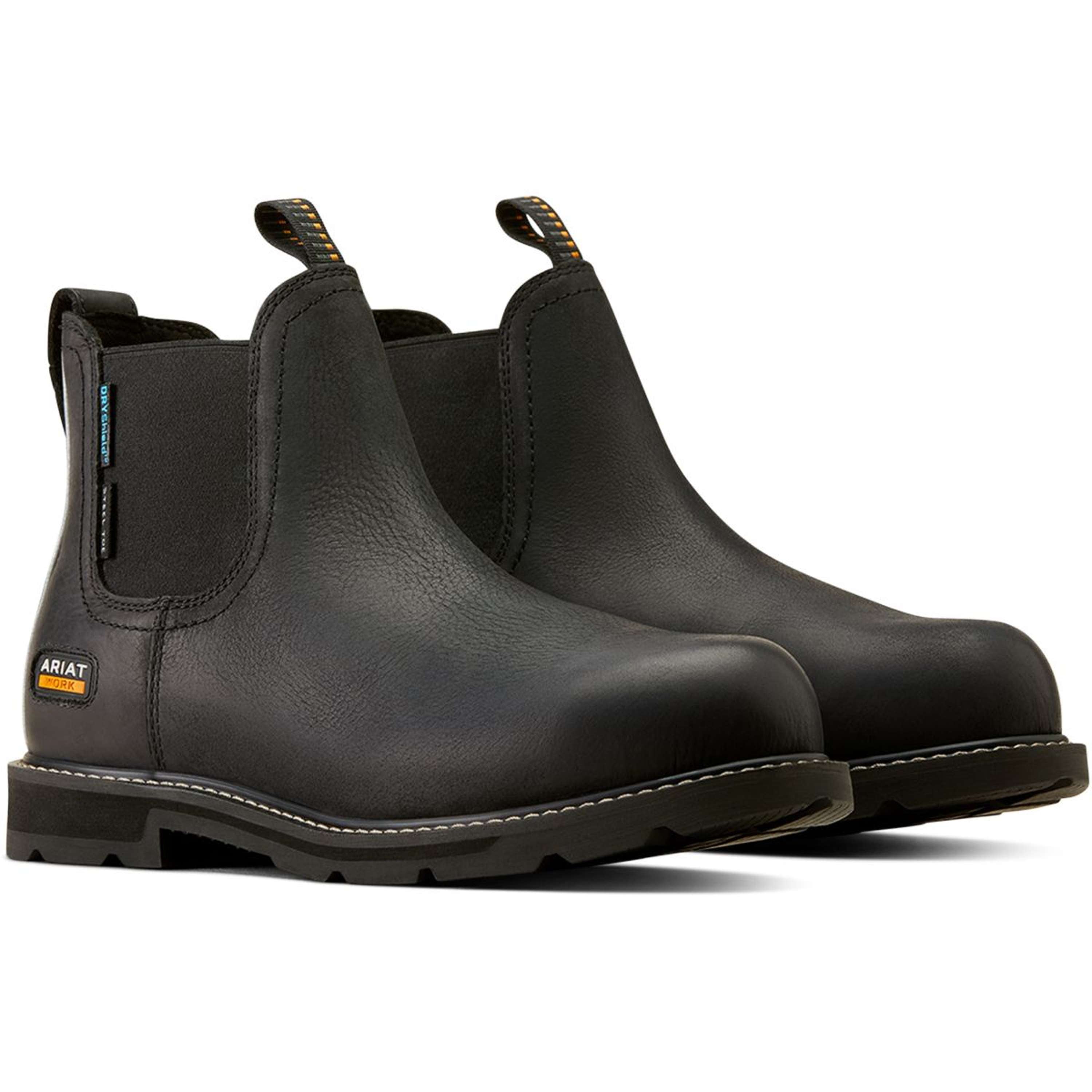 Ariat Jodhpurs Groundbreaker Chelsea Waterproof Steel Toe Men Black