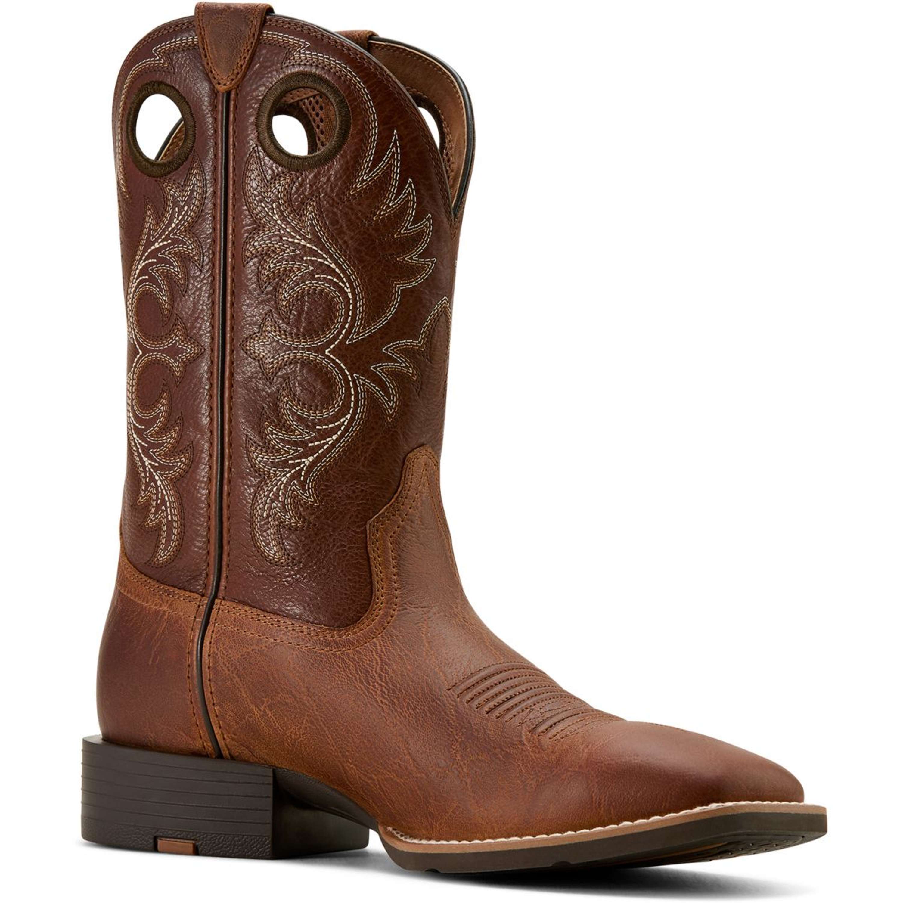 Ariat Western Boots Sport Rodeo Men Aged Tan/Luna