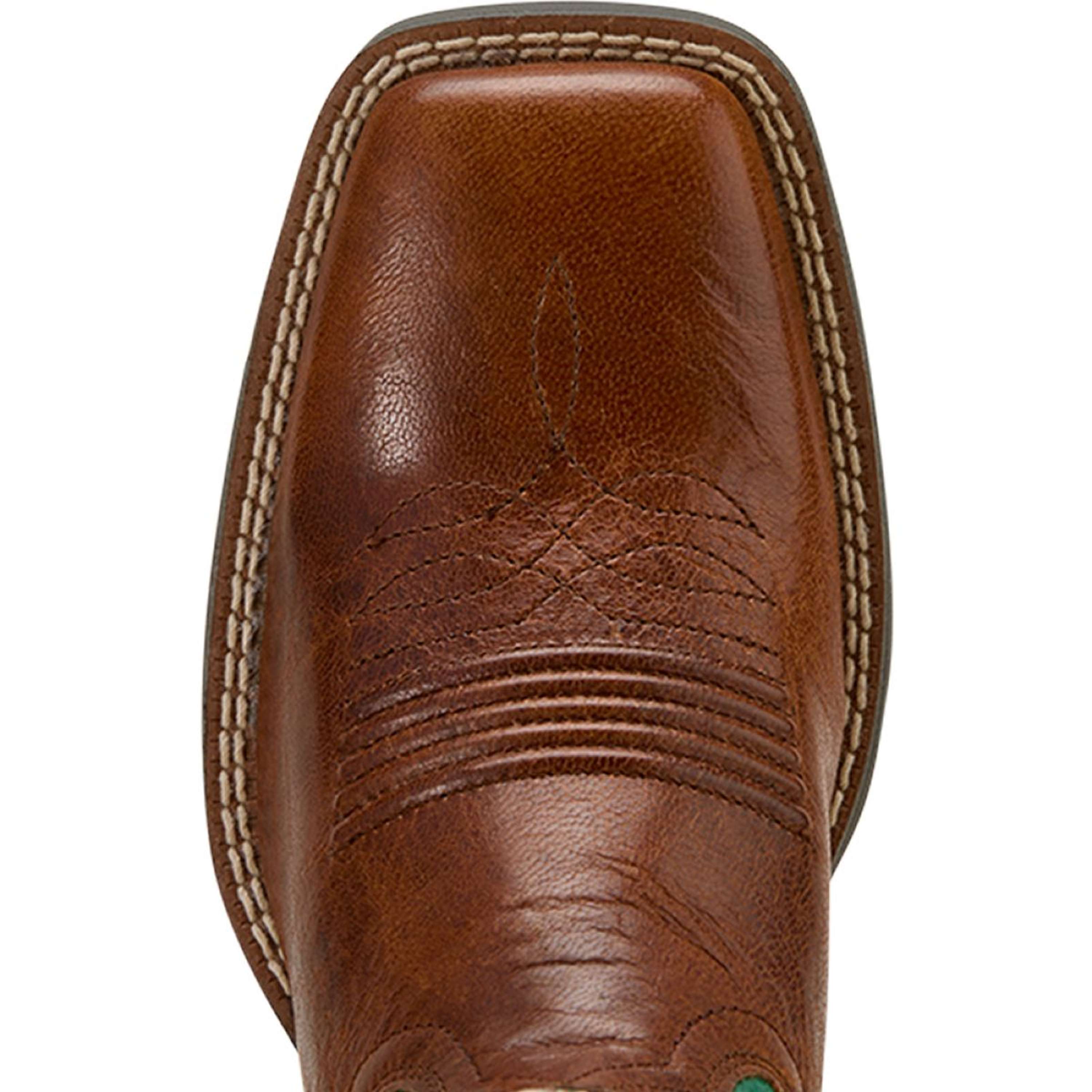 Ariat Western Boots Round Up Stretchfit Women Arizona Brown/Aged Jade