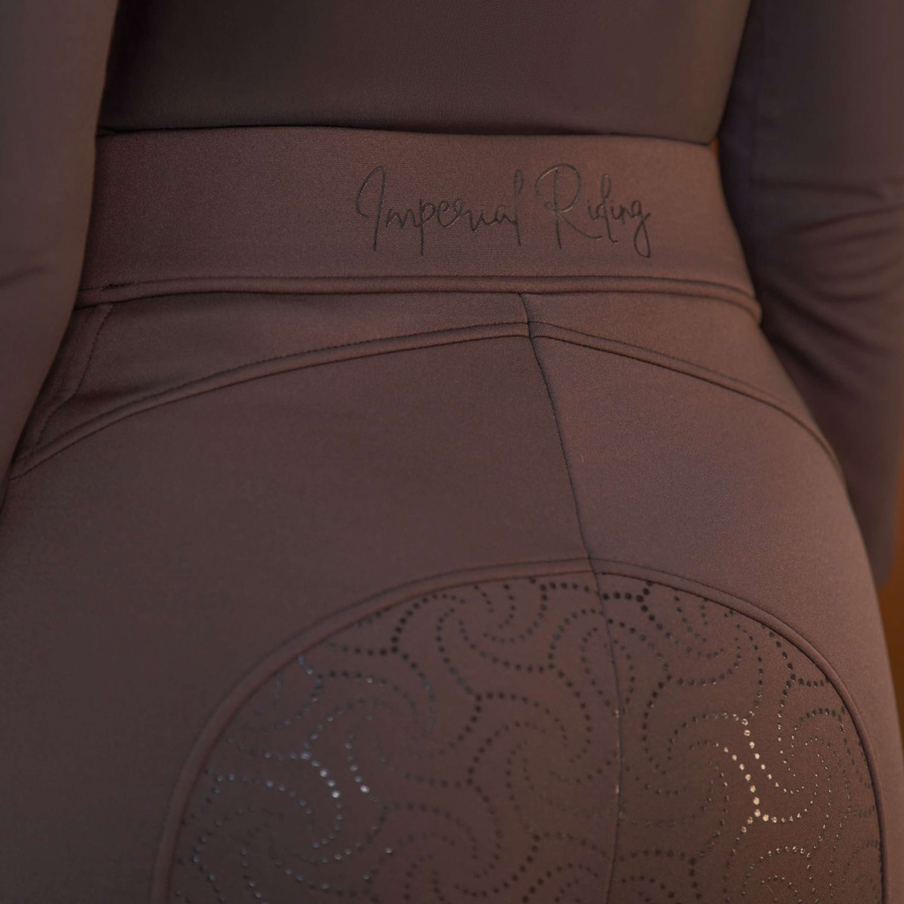 Imperial Riding Riding Legging IRHTeddy Full Grip Chocolate