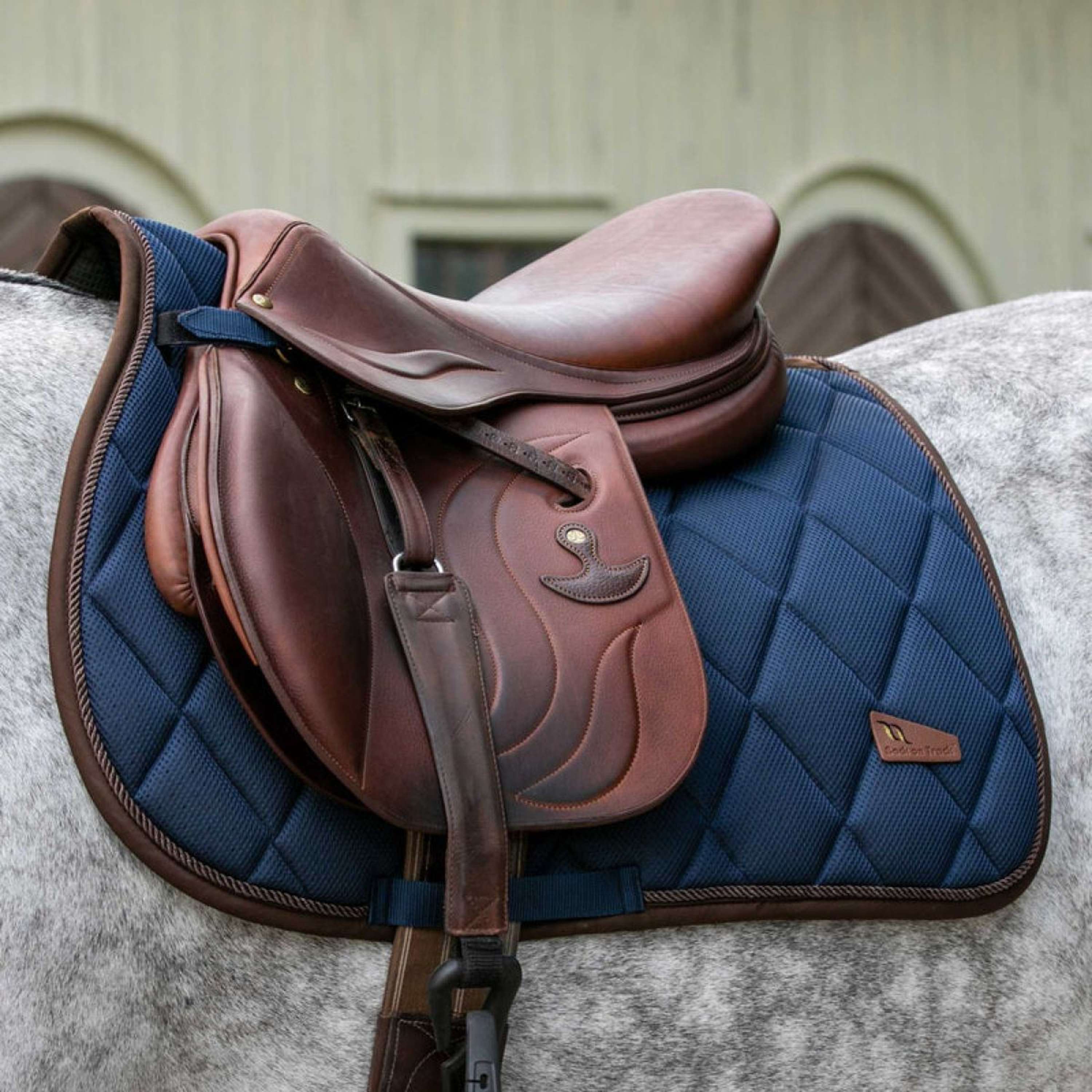 Back on Track Saddlepad AirFlow Jumping Blue