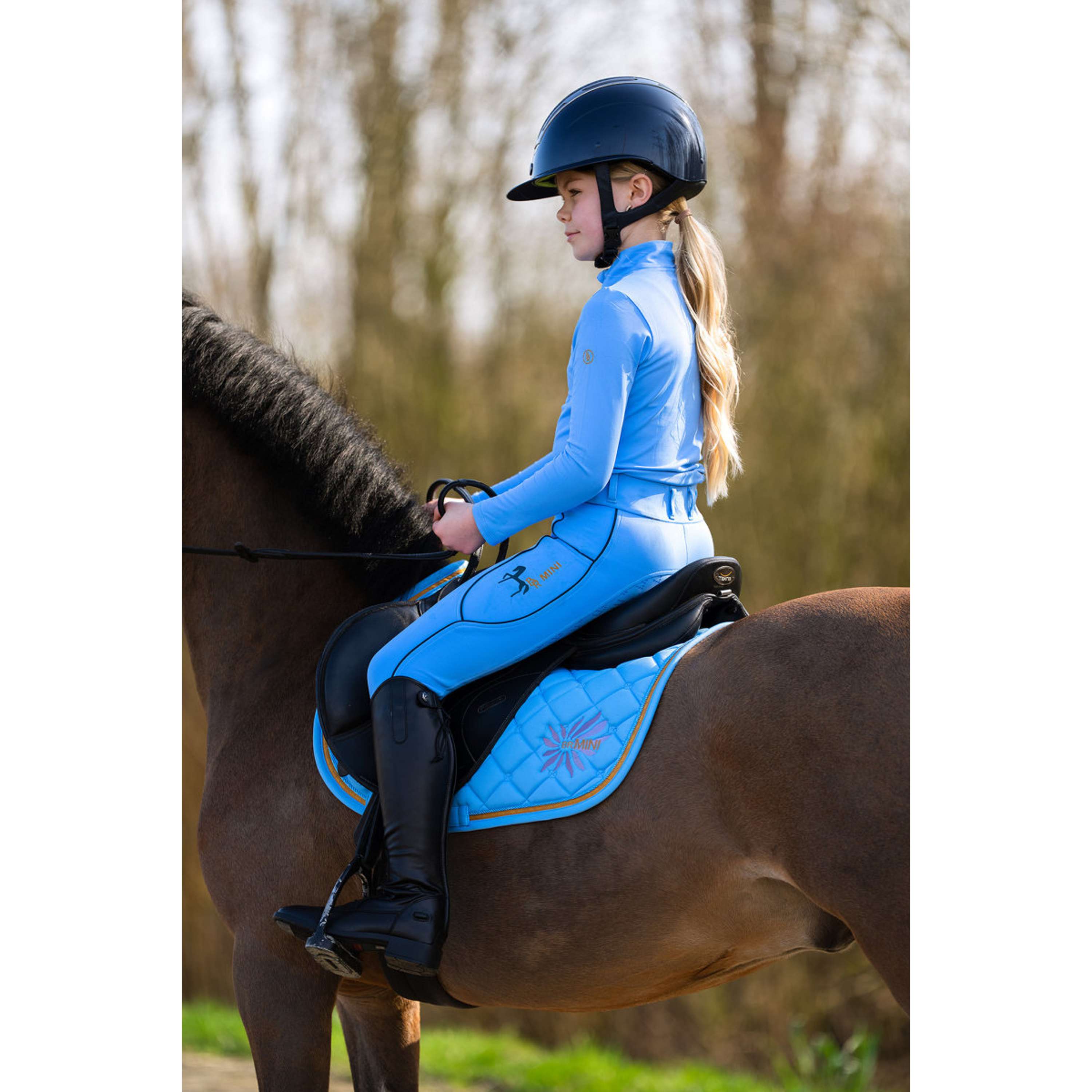 BR Saddlepad Mini Horse Little Blue