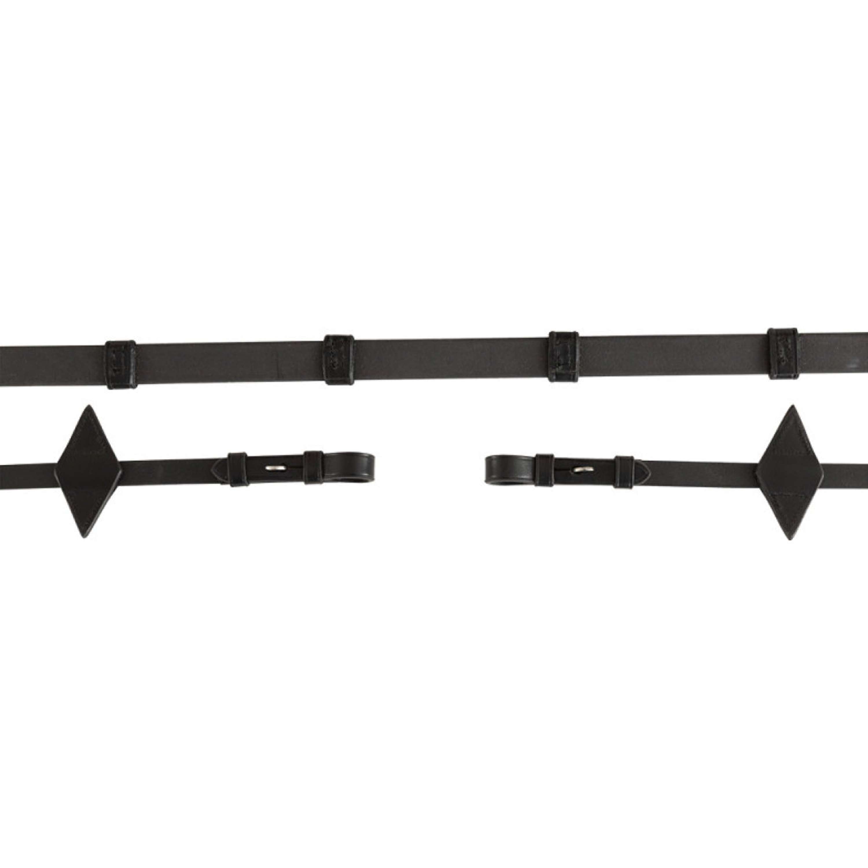 BR Reins Biothane Cinderford Anti-Slip Black/Silver