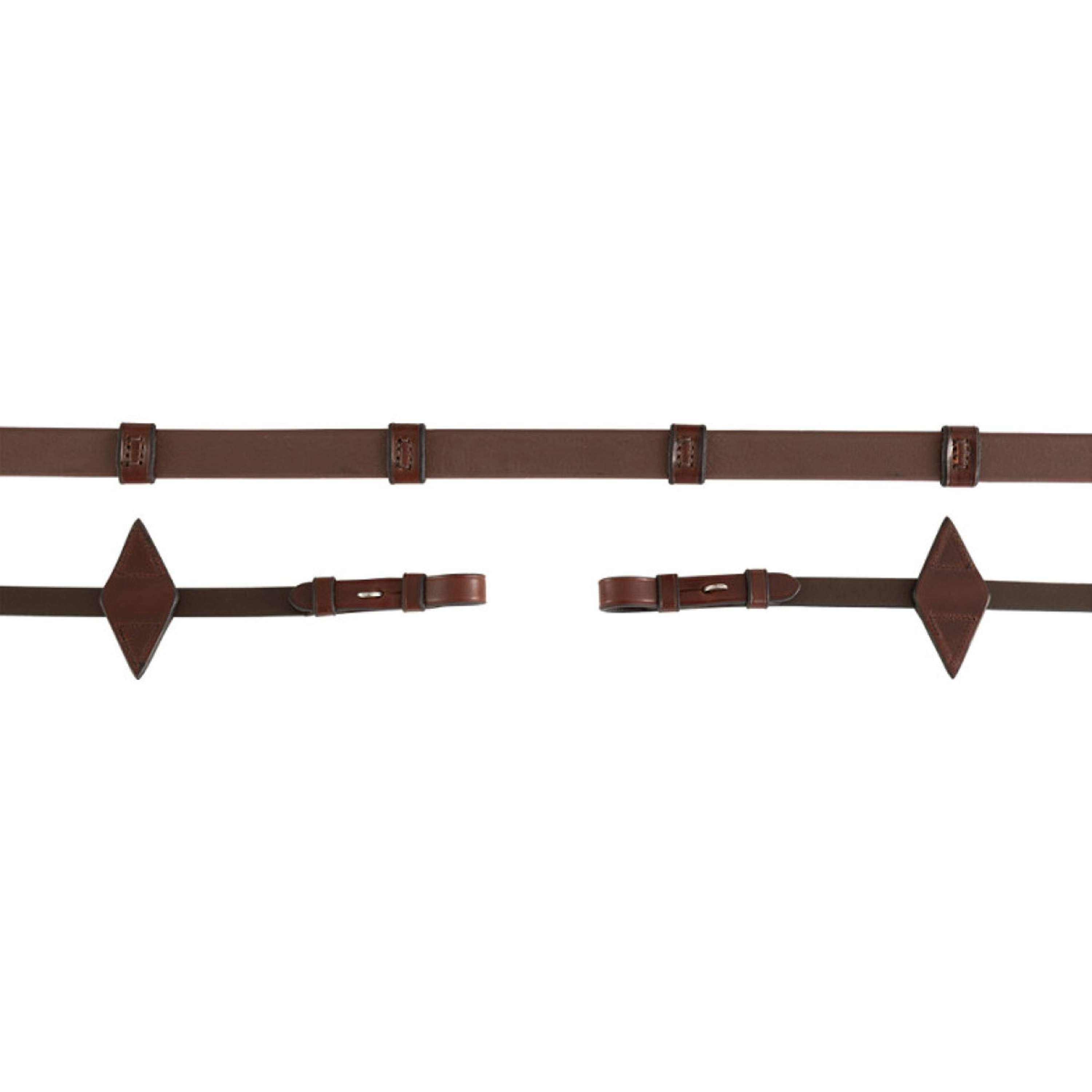 BR Reins Biothane Cinderford Anti-Slip Oak/Silver