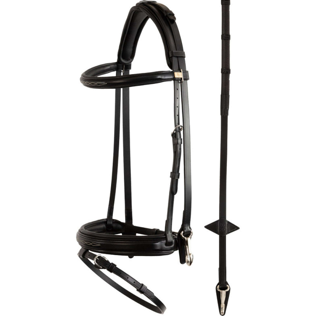 BR Bridle Seaford Black/Silver