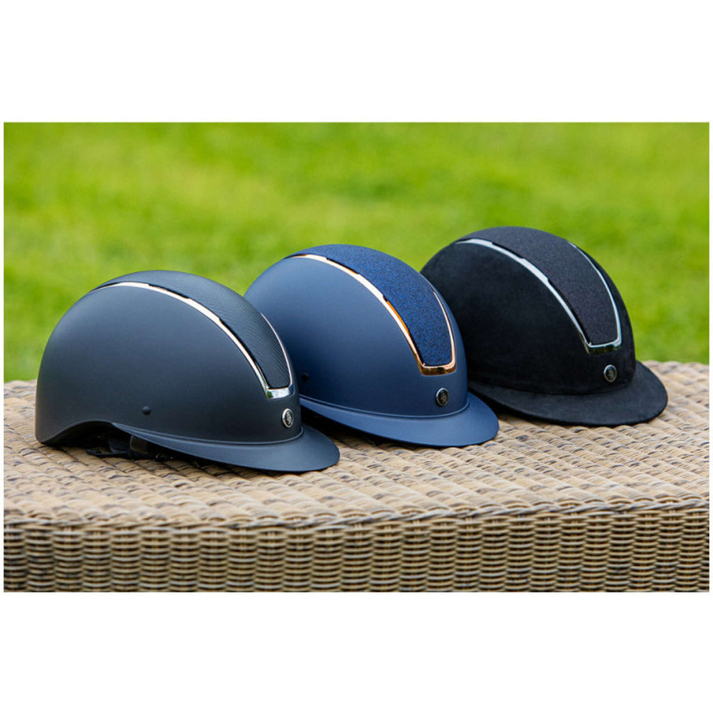 BR Cap Omega painted Black/Chrome