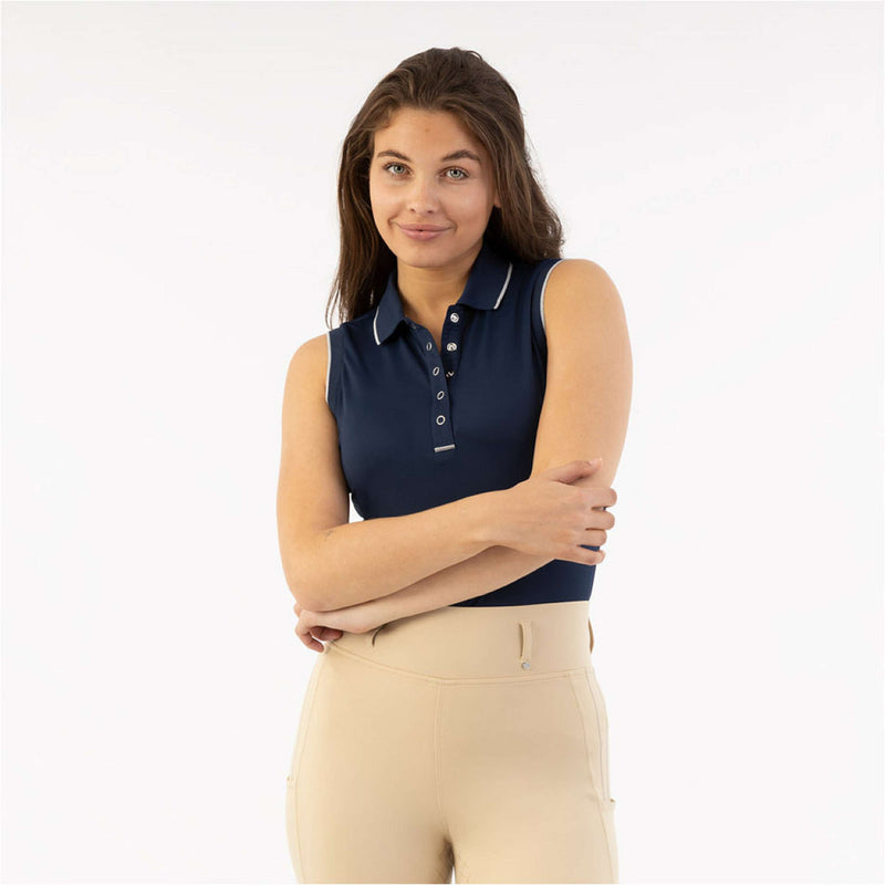 BR Polo Shirt Kiki Sleeveless Pageant Blue