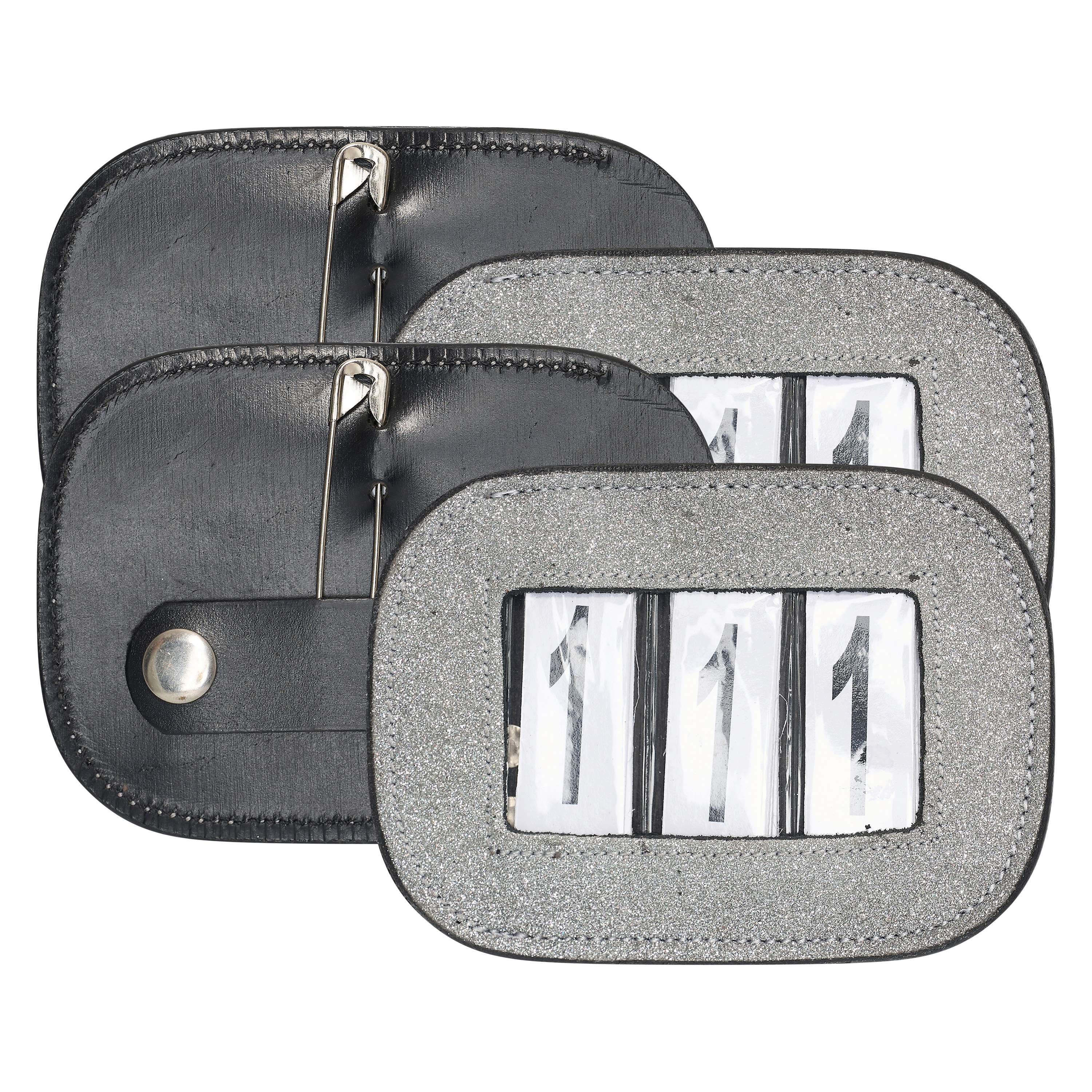 Imperial Riding Competition Numbers IRHGlitter Square Silver