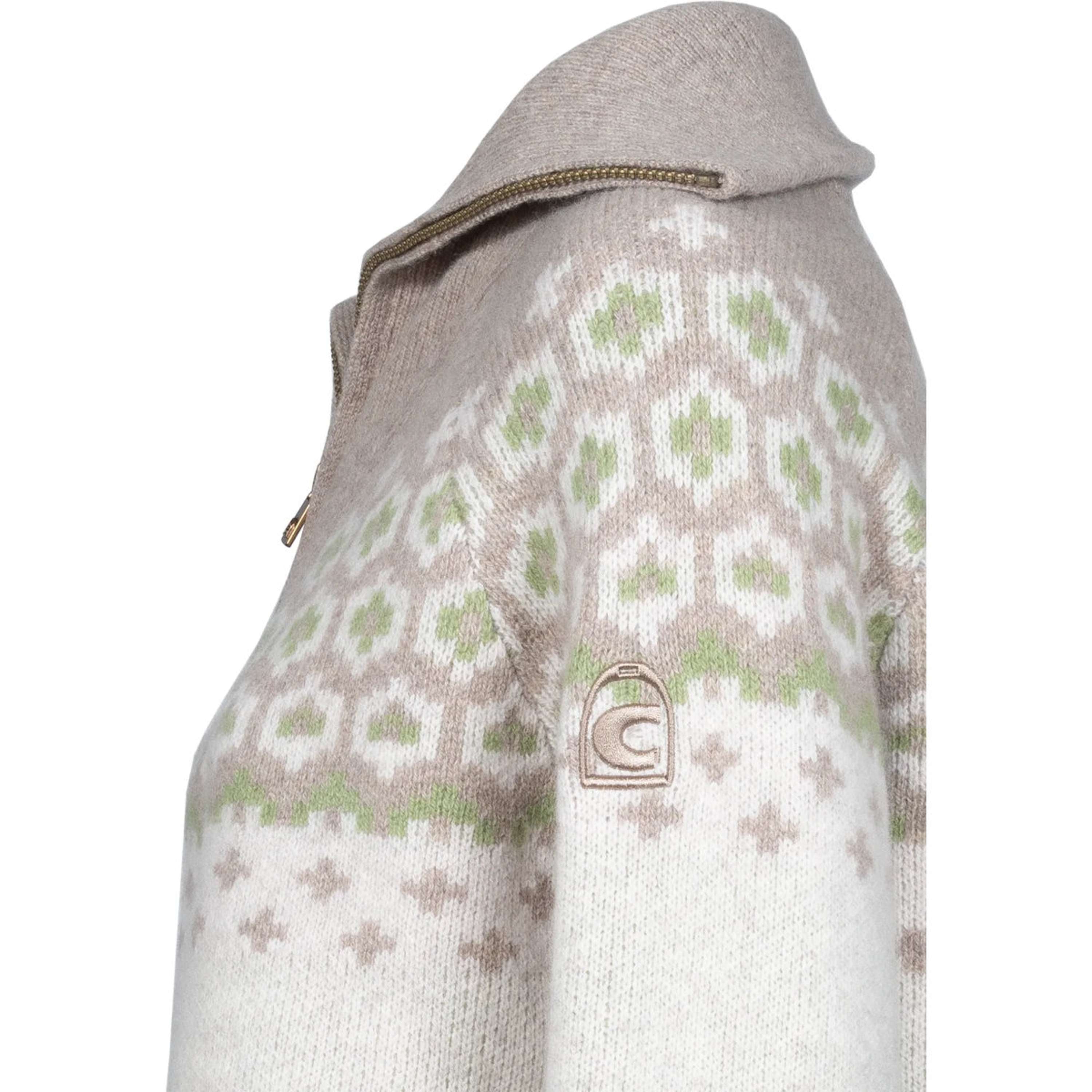 Cavallo Pullover Cavalleara with Zipper Vanilla
