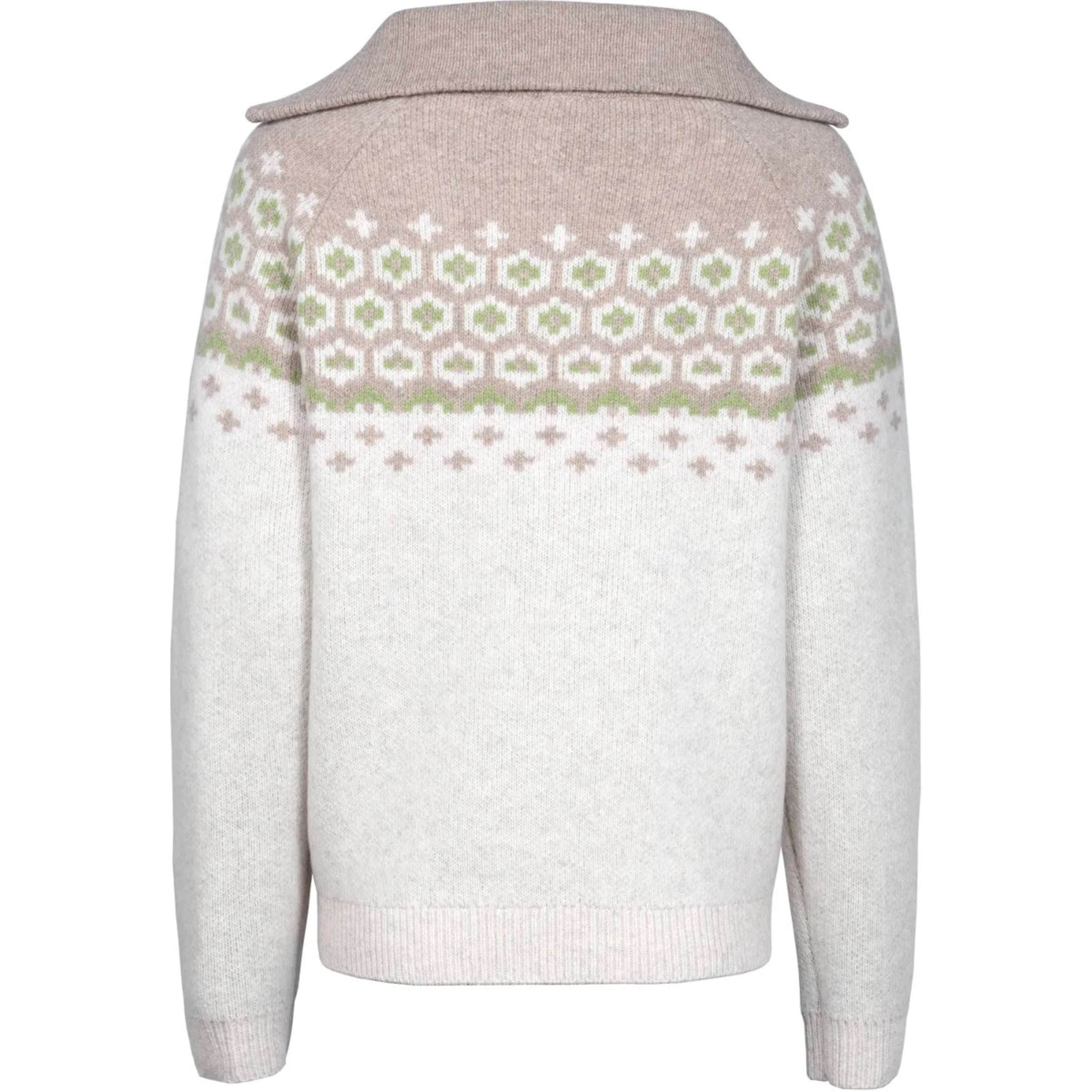 Cavallo Pullover Cavalleara with Zipper Vanilla
