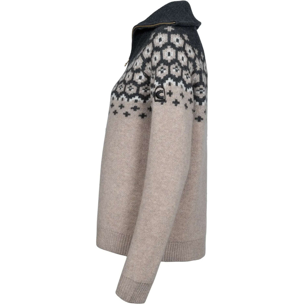 Cavallo Pullover Cavalleara with Zipper Peanut