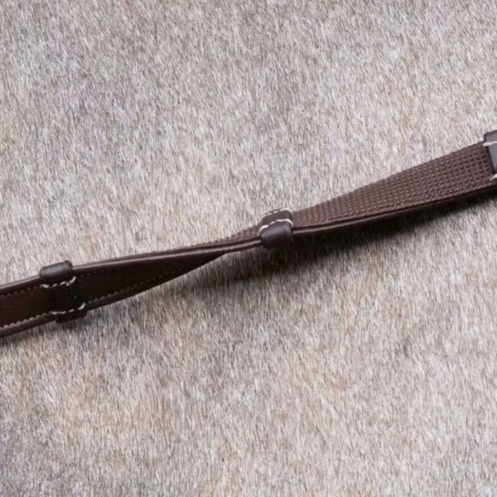Dyon Reins Hunter 5/8 with Leather Stoppers Brown