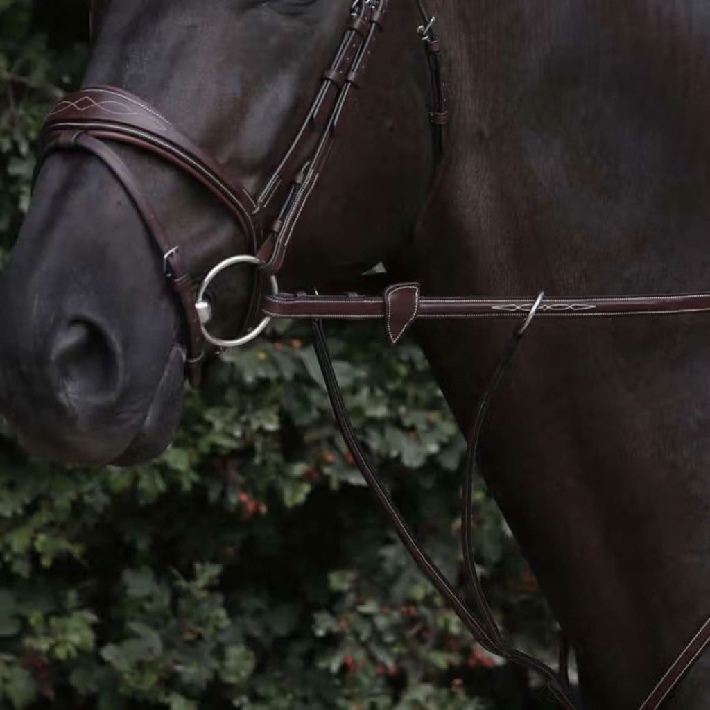 Dyon Reins US Collection 1/2 Rubber Brown