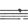 Dyon Reins Leather Working Collection 1/2 with Handles Black