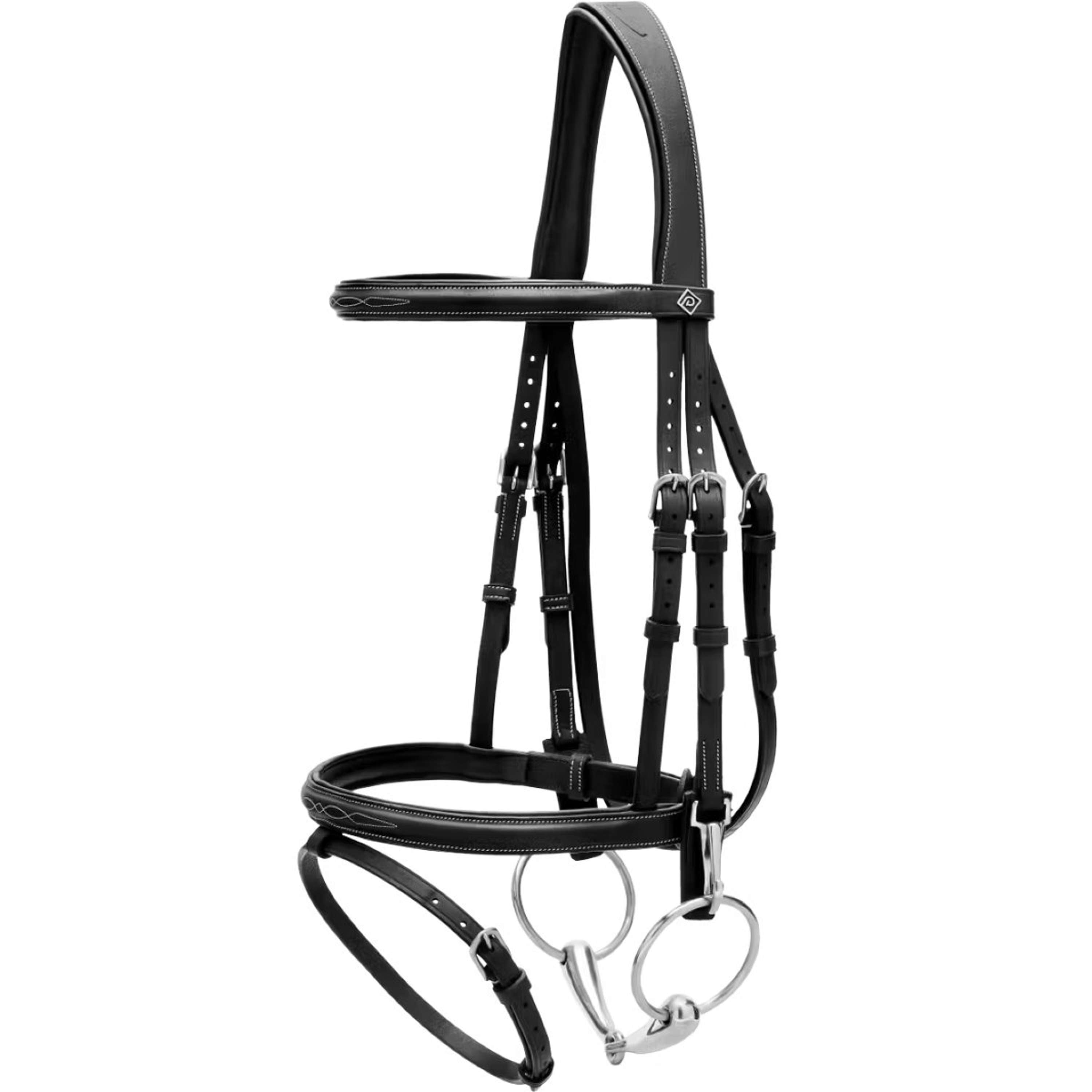 Dyon Bridle Flash with Clips Black