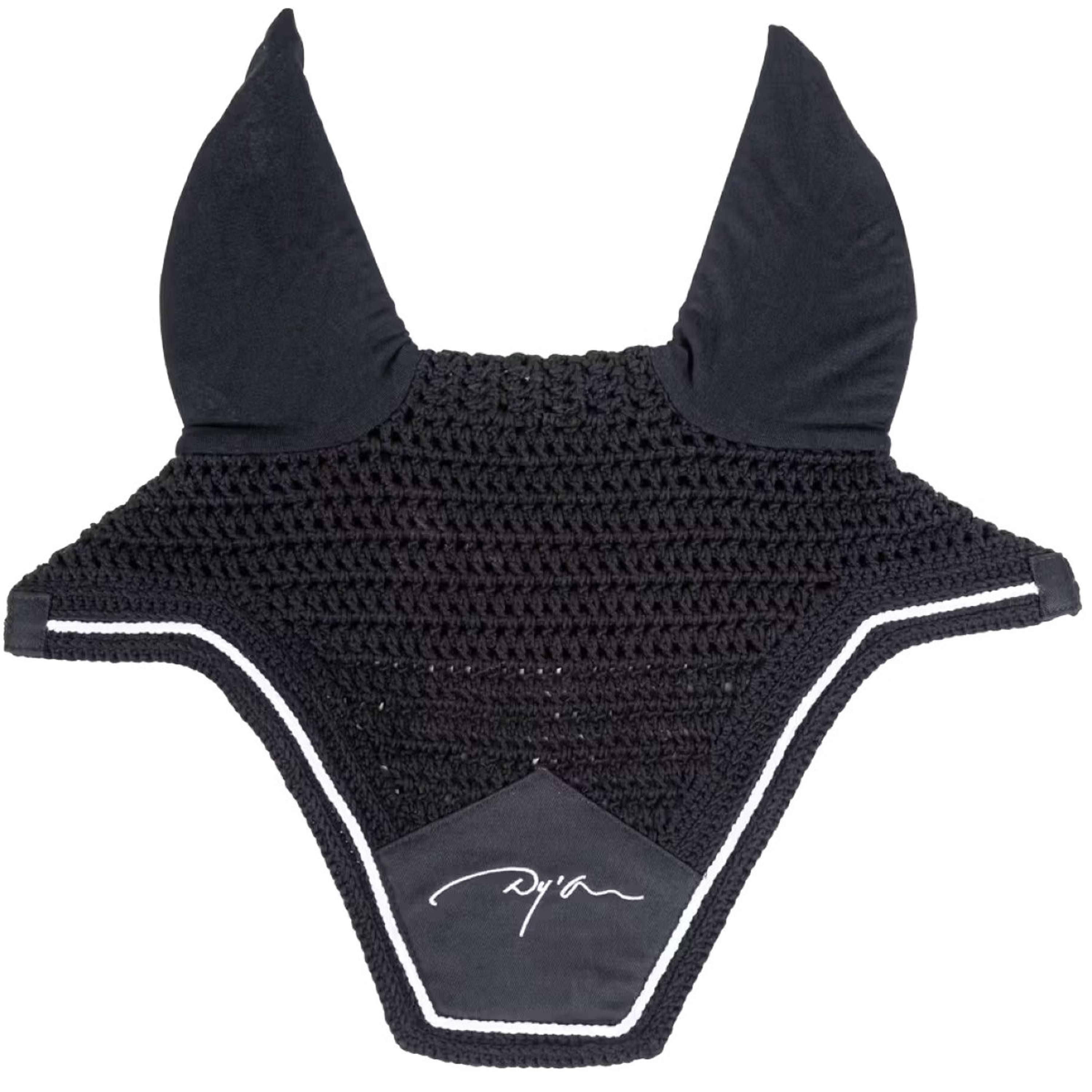 Dyon Ear Bonnet Diamond Black