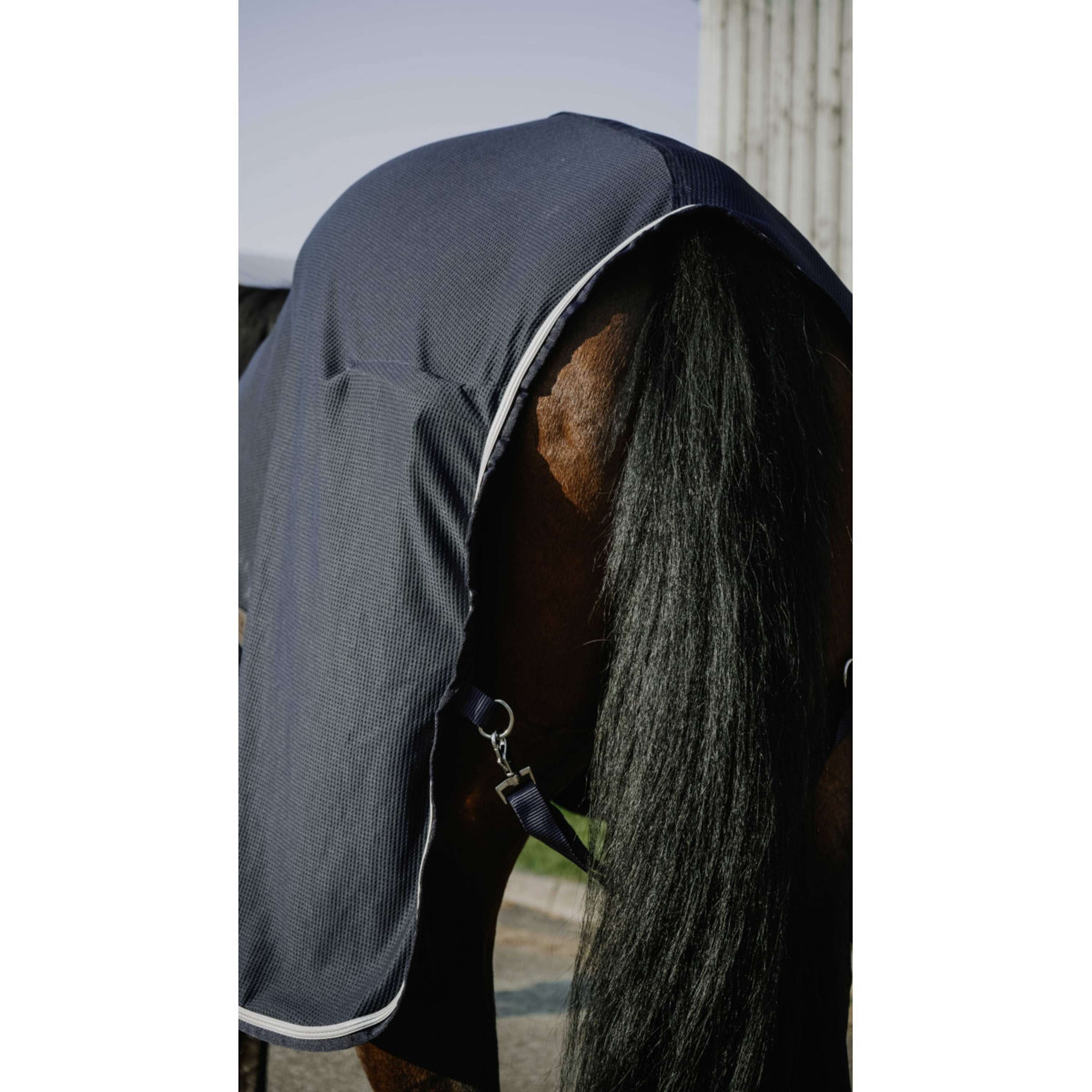 EQUITHÈME Cooler Blanket Drycool Standard Navy blue