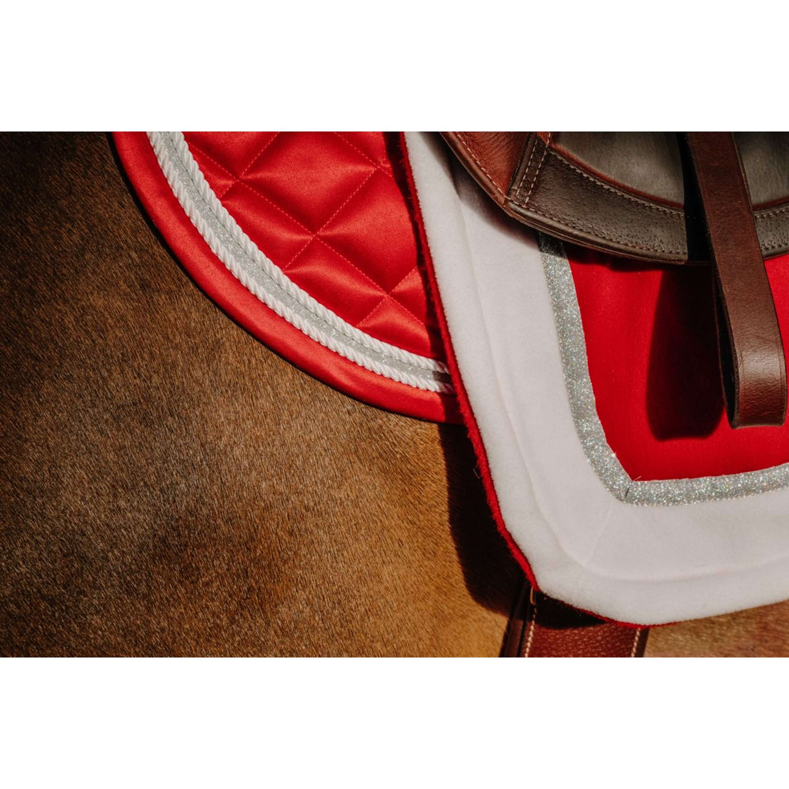 EQUITHÈME Saddlepad Christmas General Purpose Red
