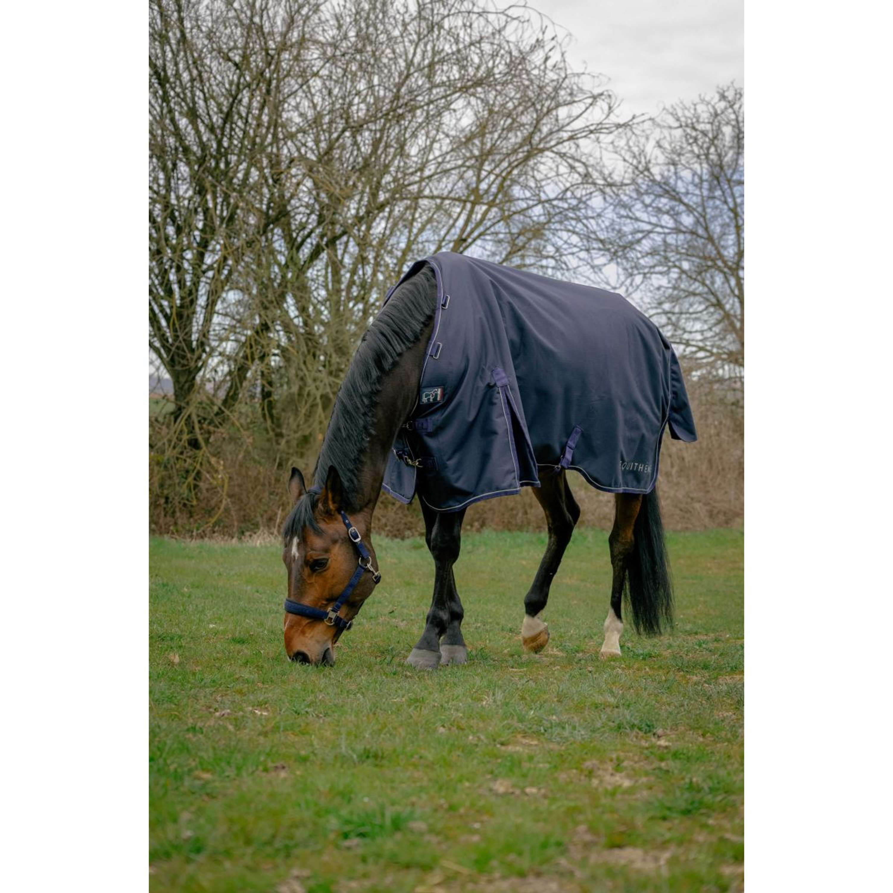 EQUITHÈME Outdoor Rug Anatomic 1200D 100g Navy